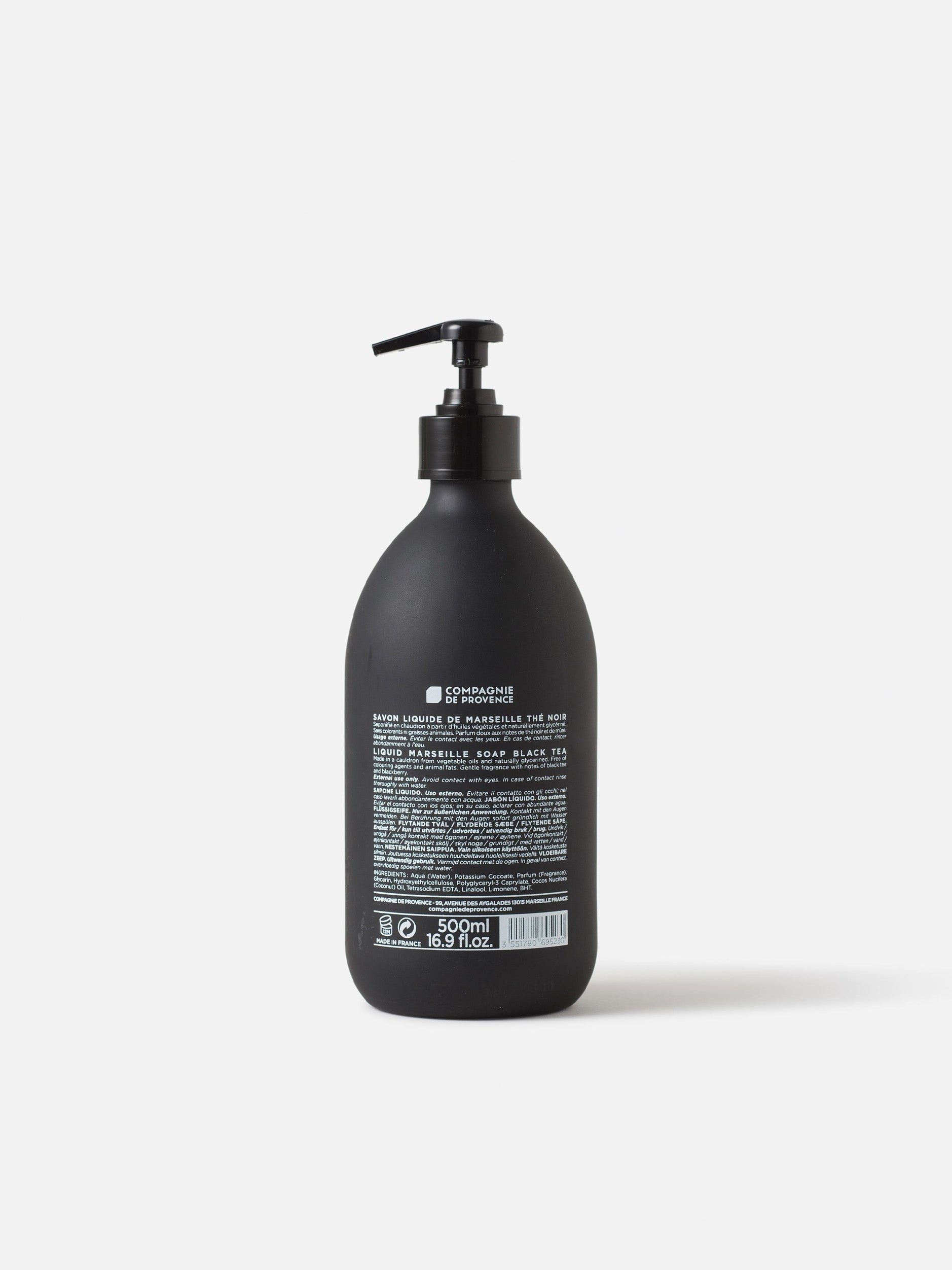 Black & White Liquid Marseille Soap Black Tea / 500ml