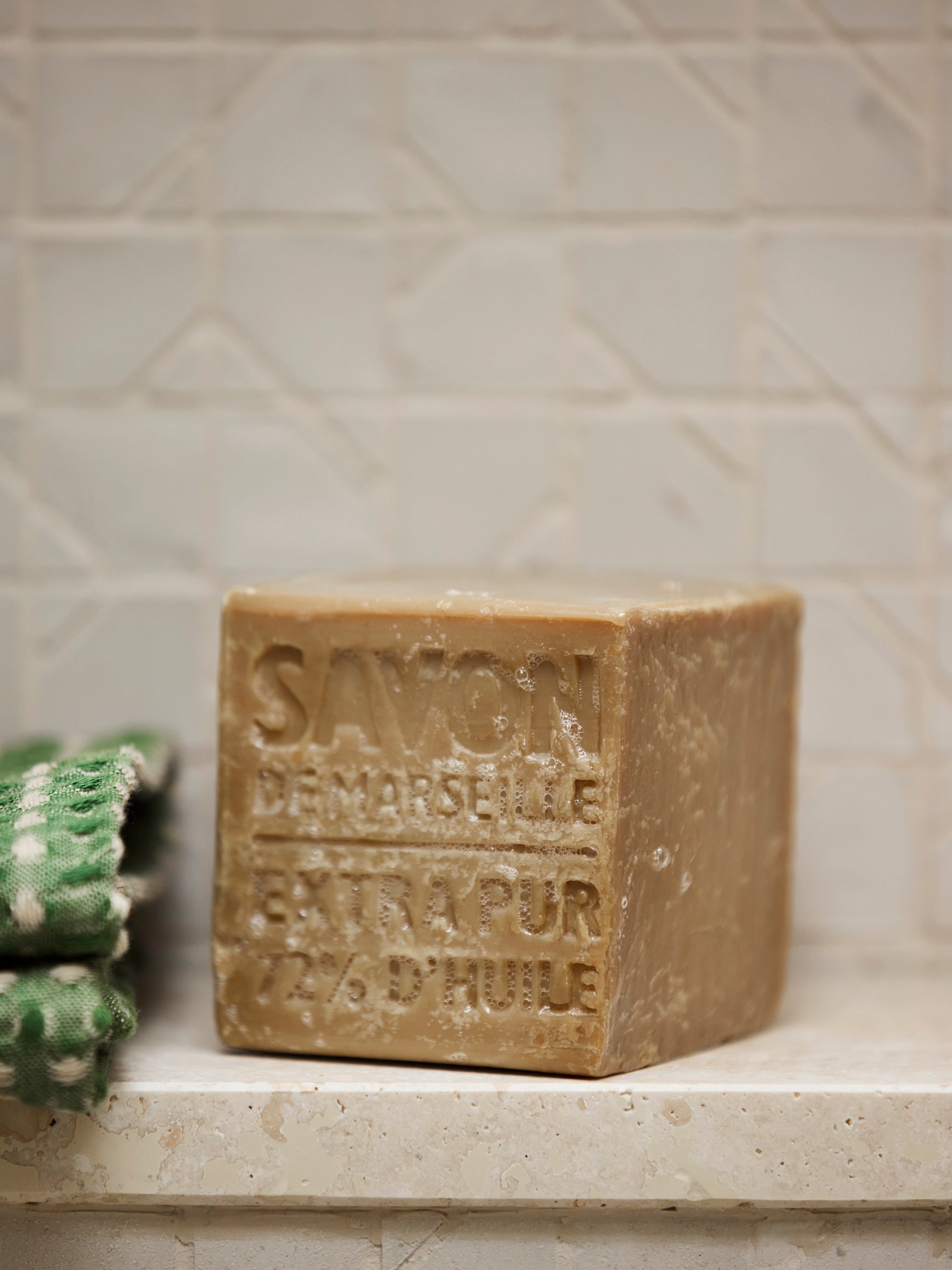 Cube of Marseille Soap Olive / 400g