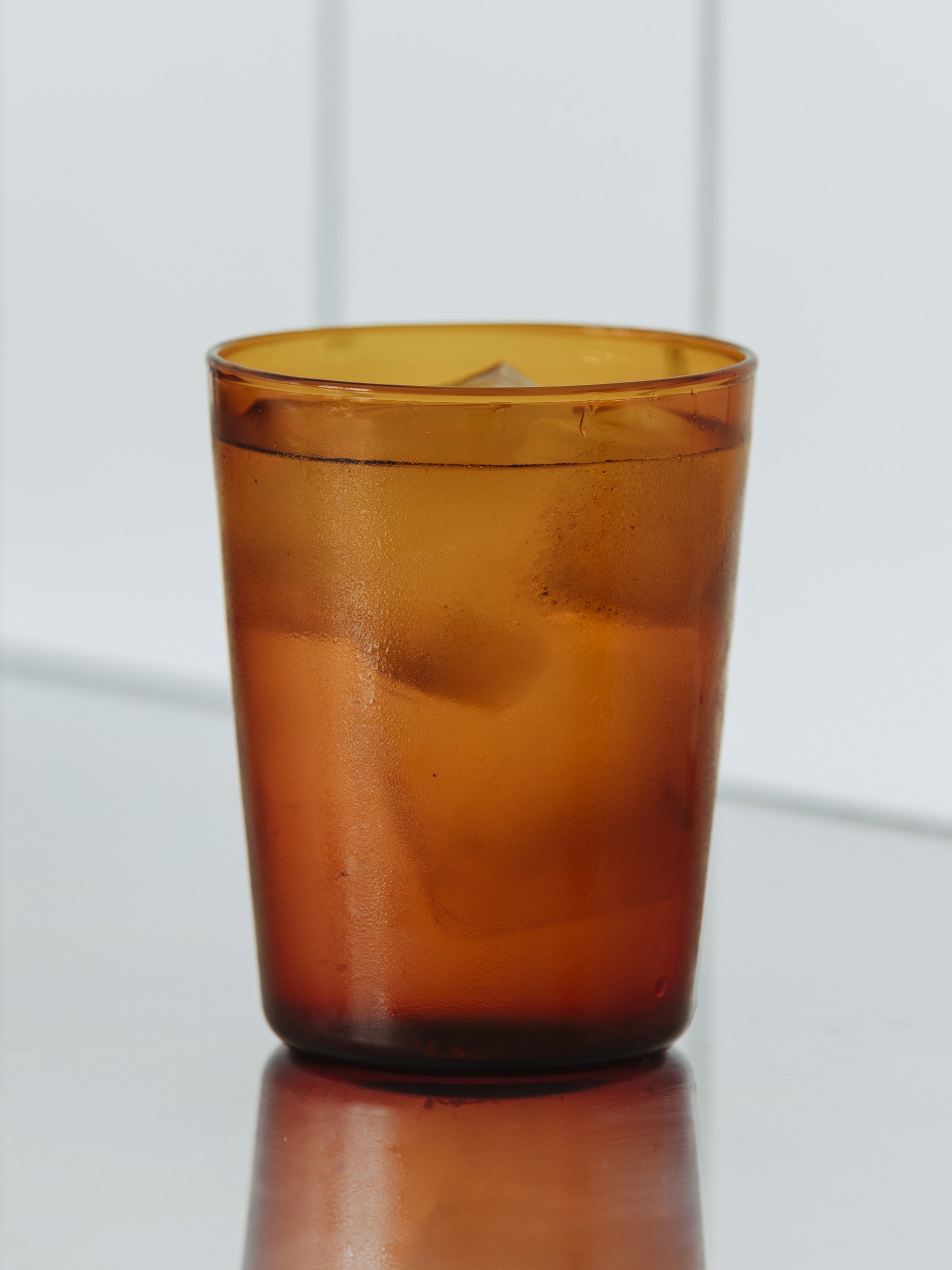Glass Tumbler Set/4 Amber / 500ml