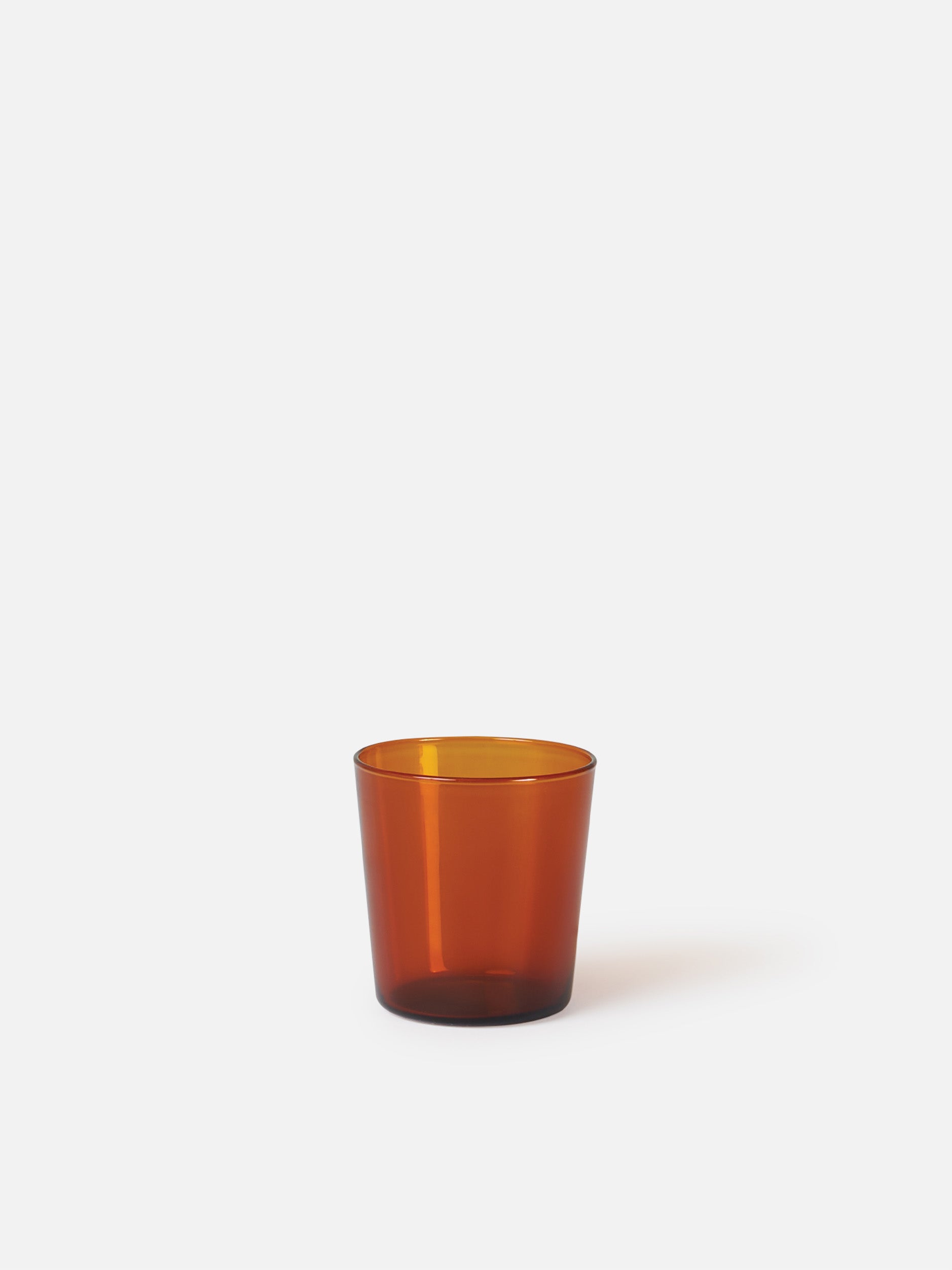 Glass Tumbler Set/4 Amber / 360ml