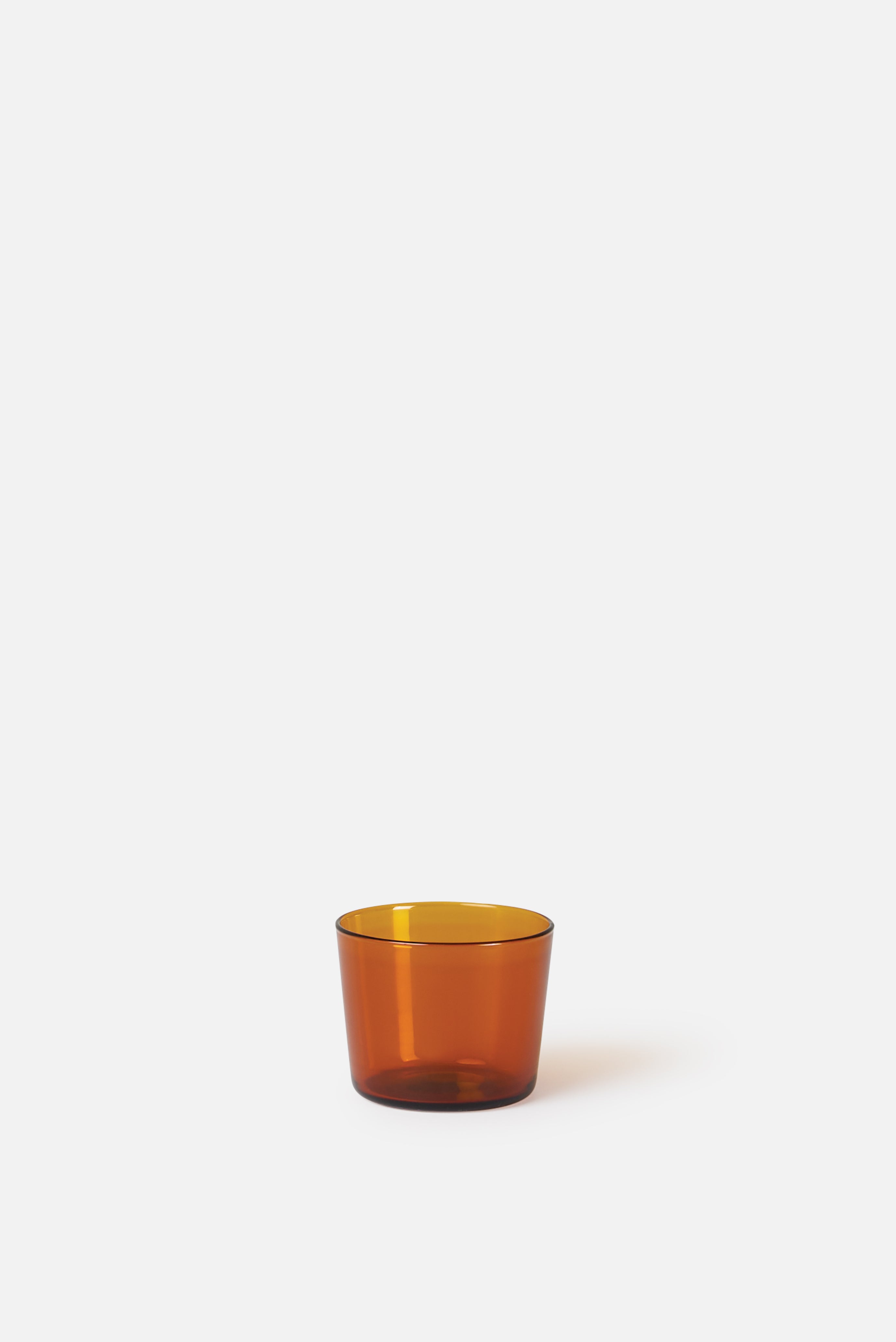 Glass Tumbler Set/4 Amber / 250ml