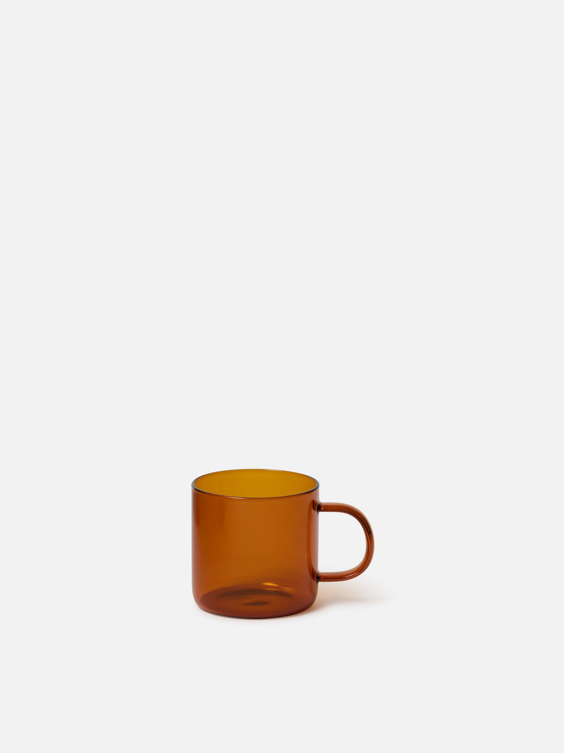 Glass Mug Set/4 Amber / 300ml