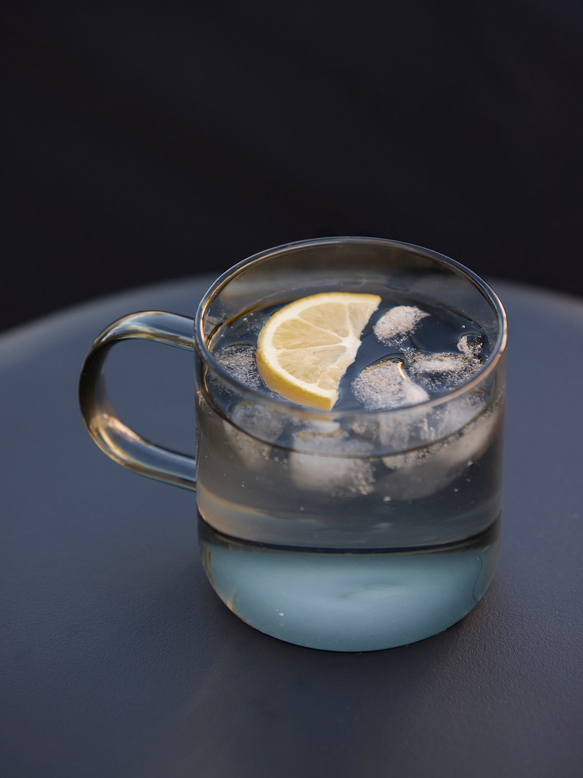Glass Mug Set/4 Charcoal / 300ml