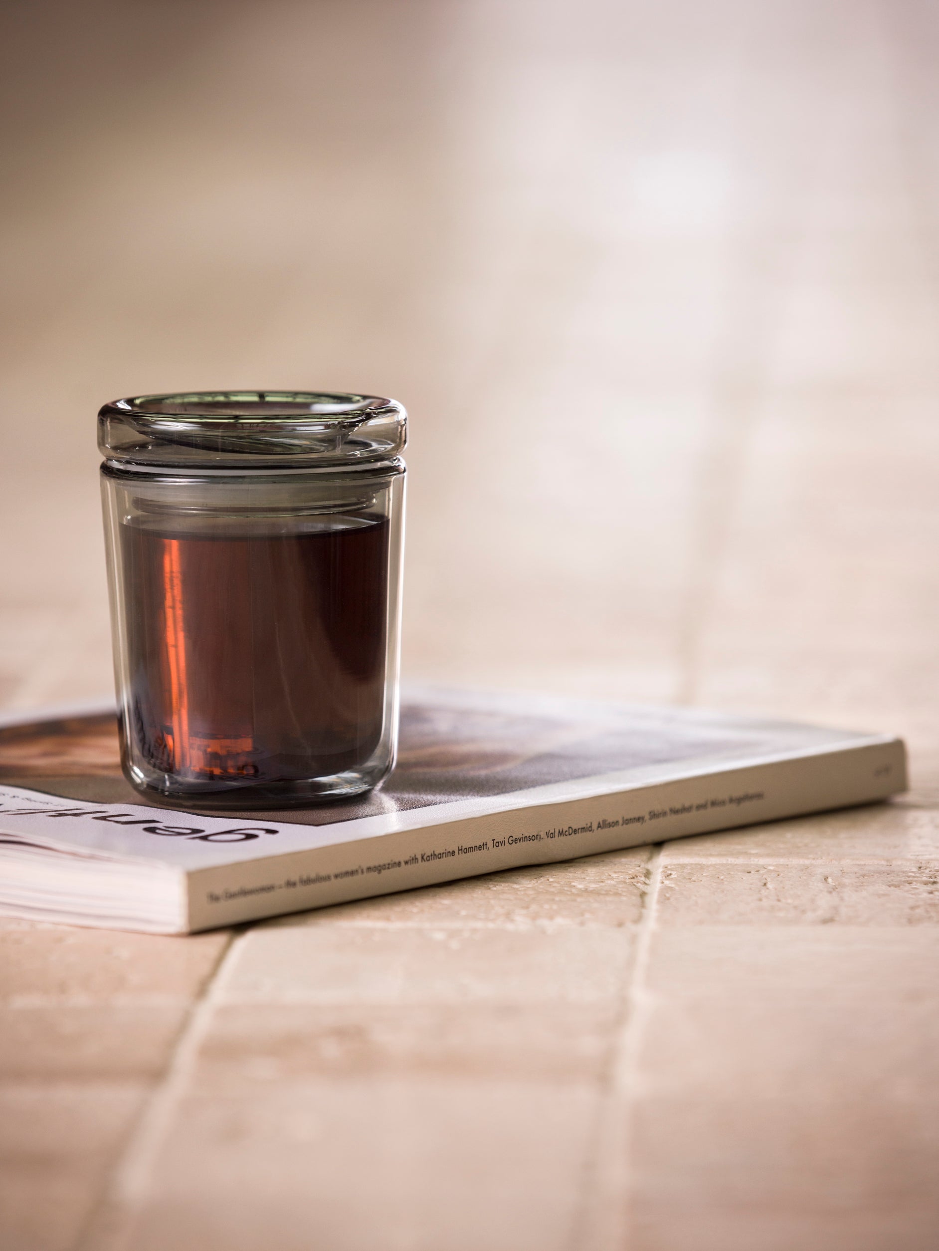 Glass Travel Cup Charcoal / 260ml