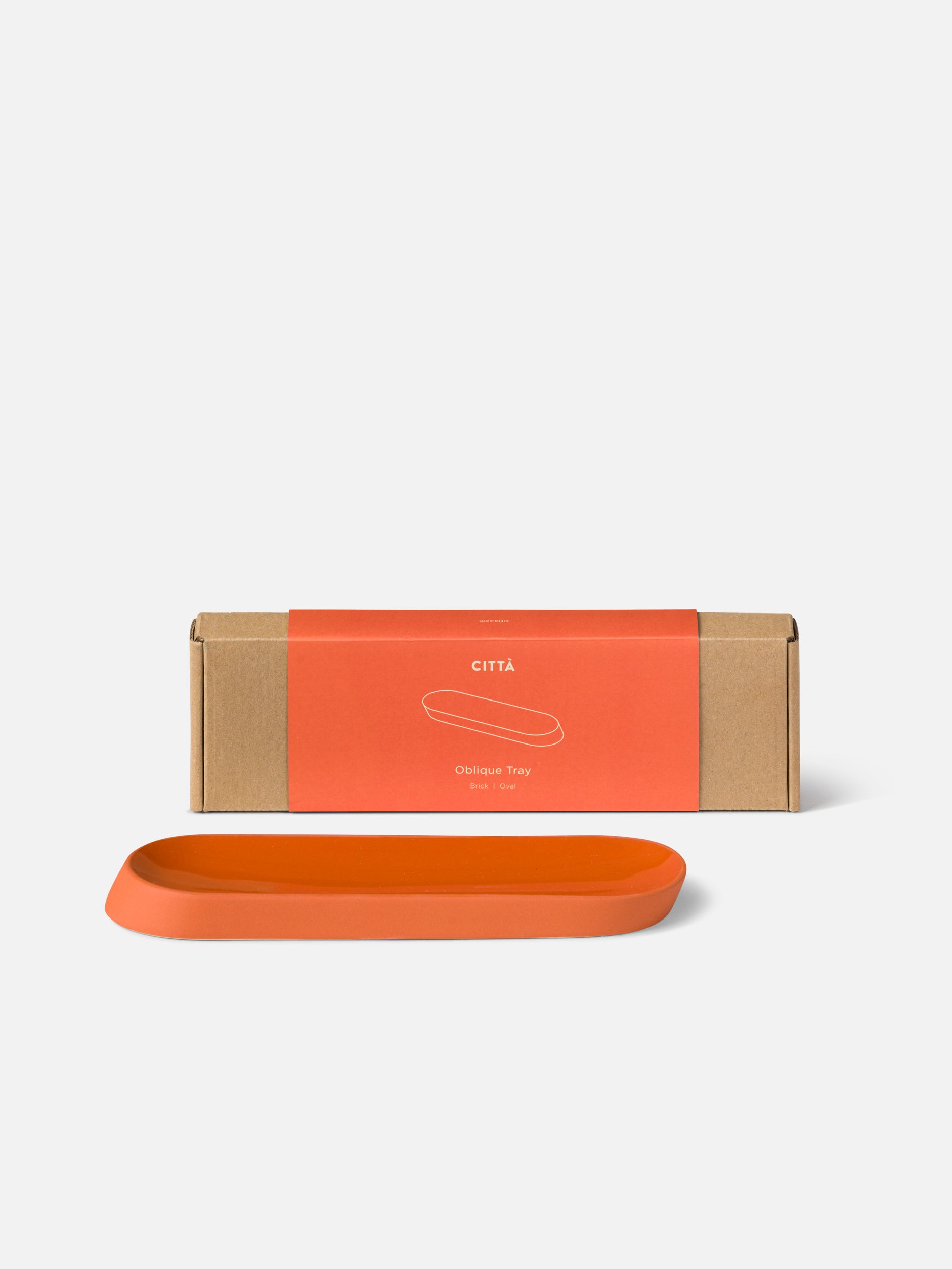 Oblique Tray Brick / Medium