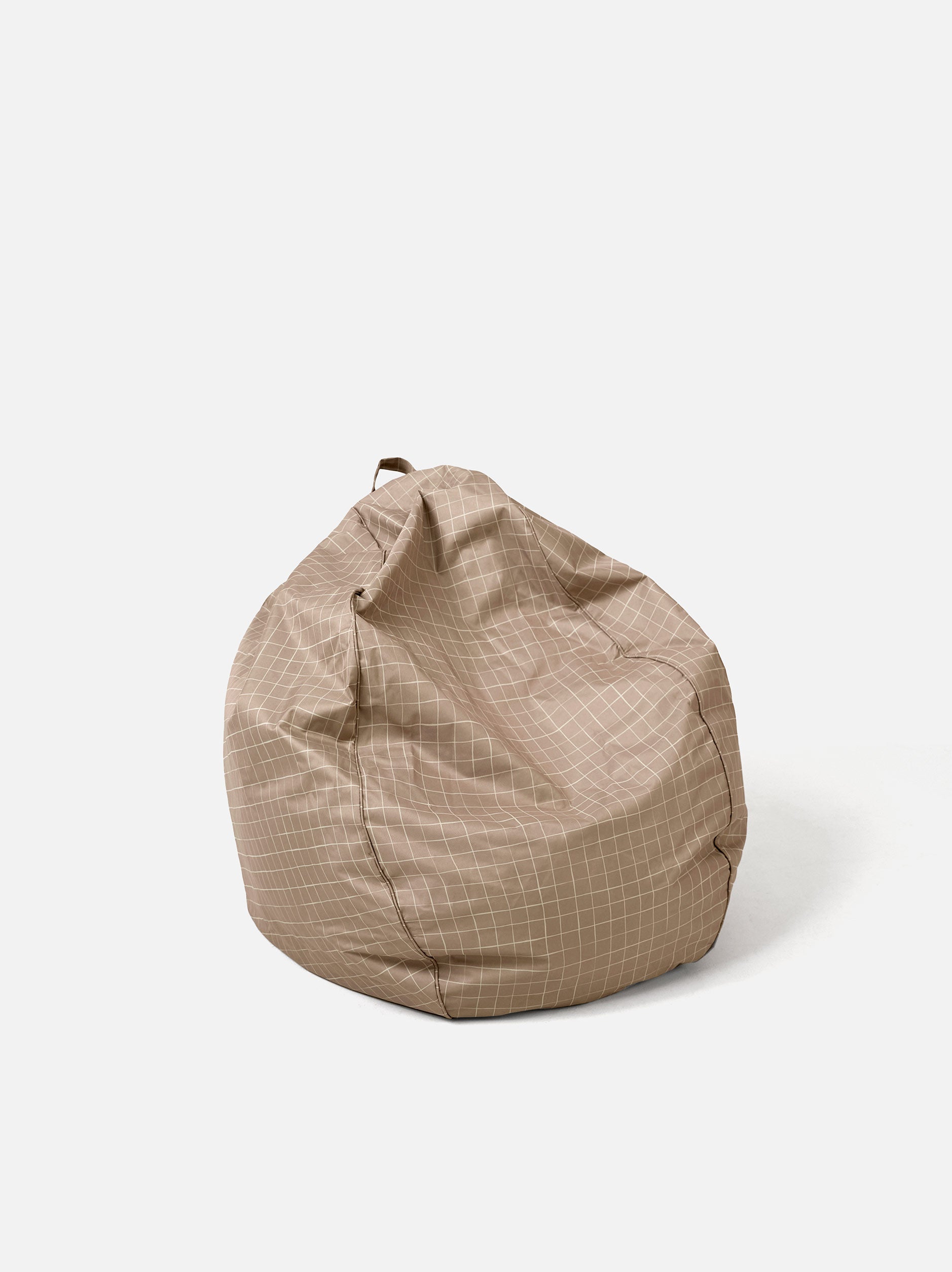 Grid Bean Bag Taupe/Cream / 300L