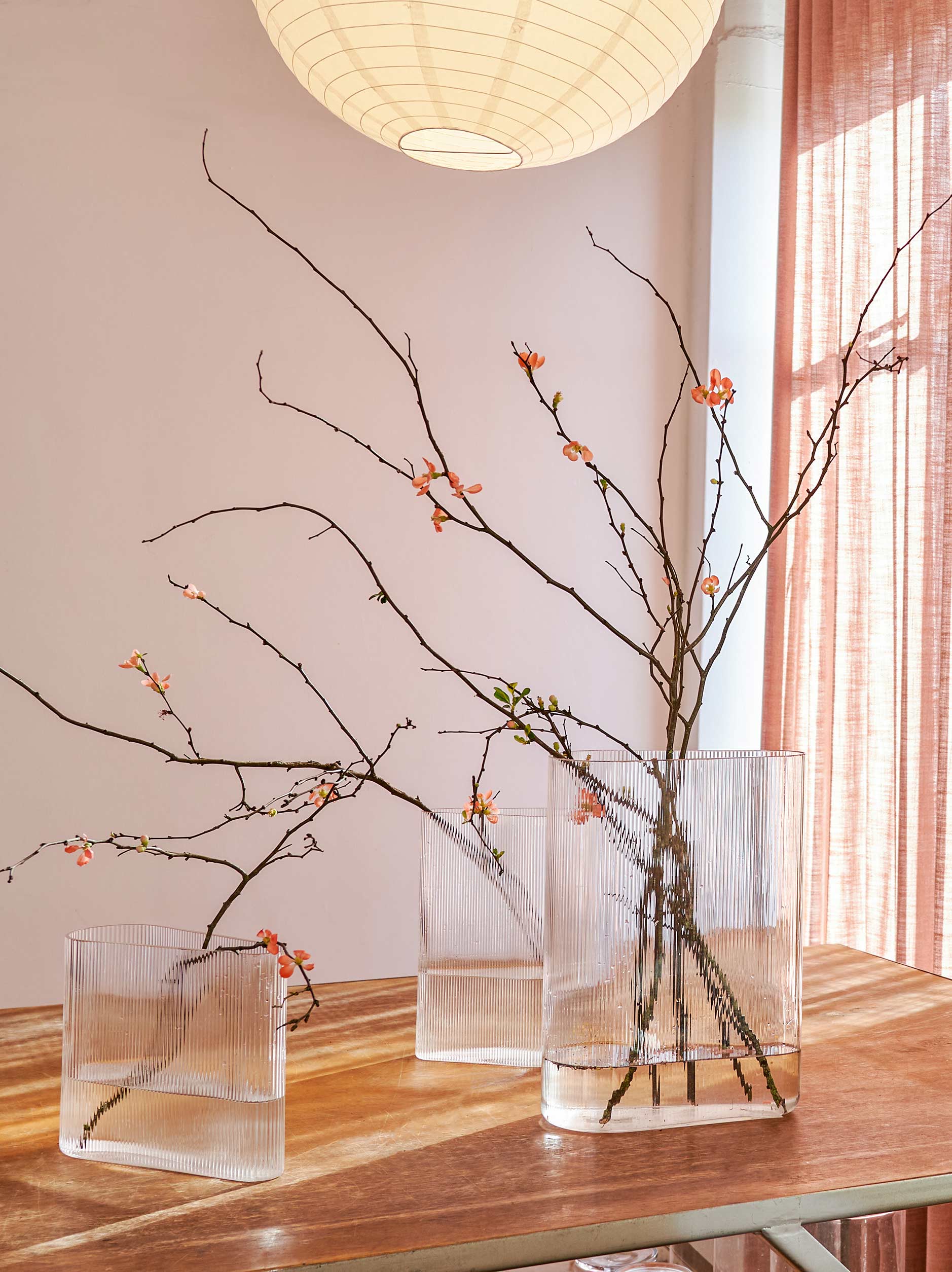 Nude Mist Vase Clear / Medium