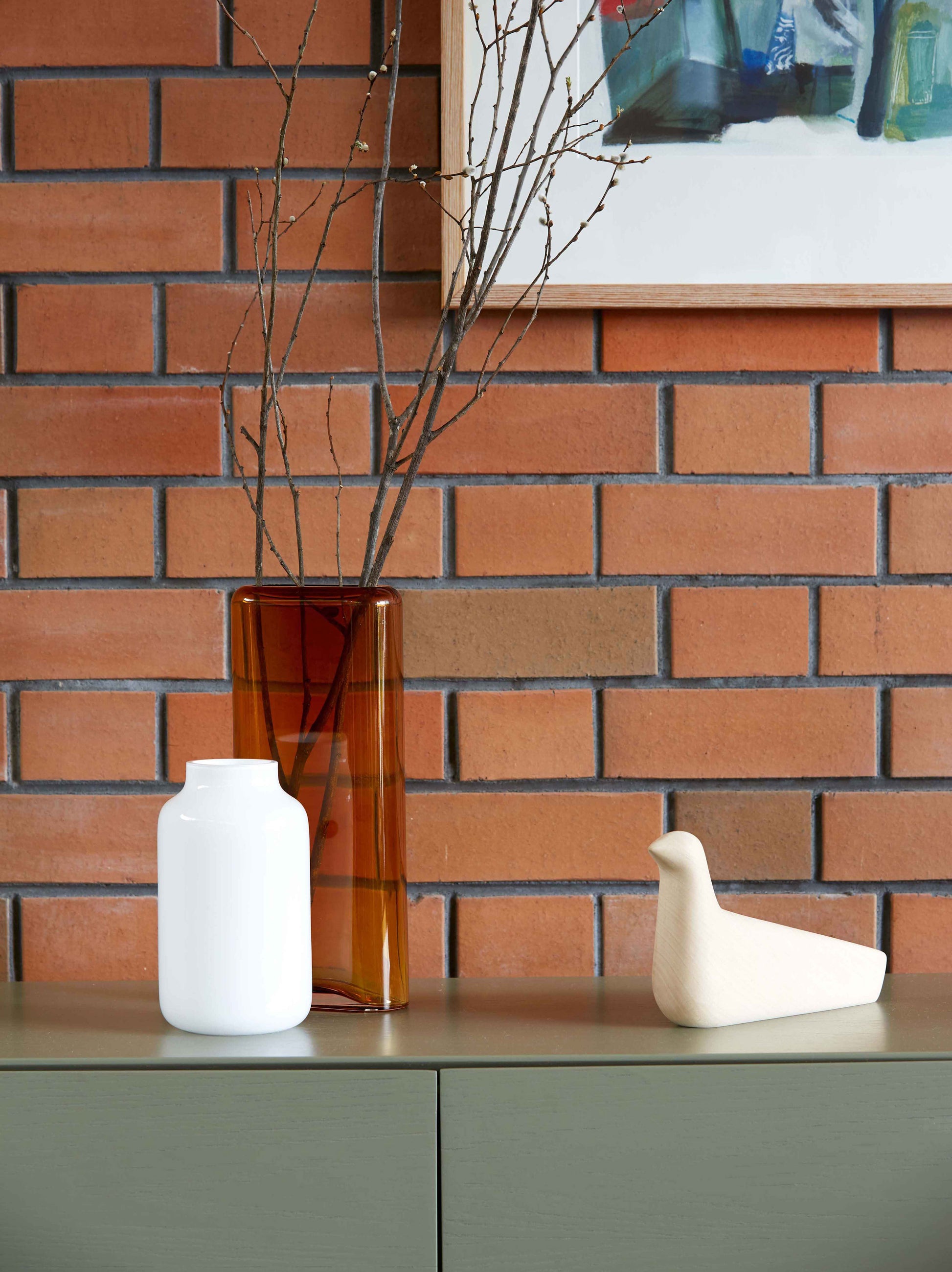 Nude Layers Vase Amber / Small