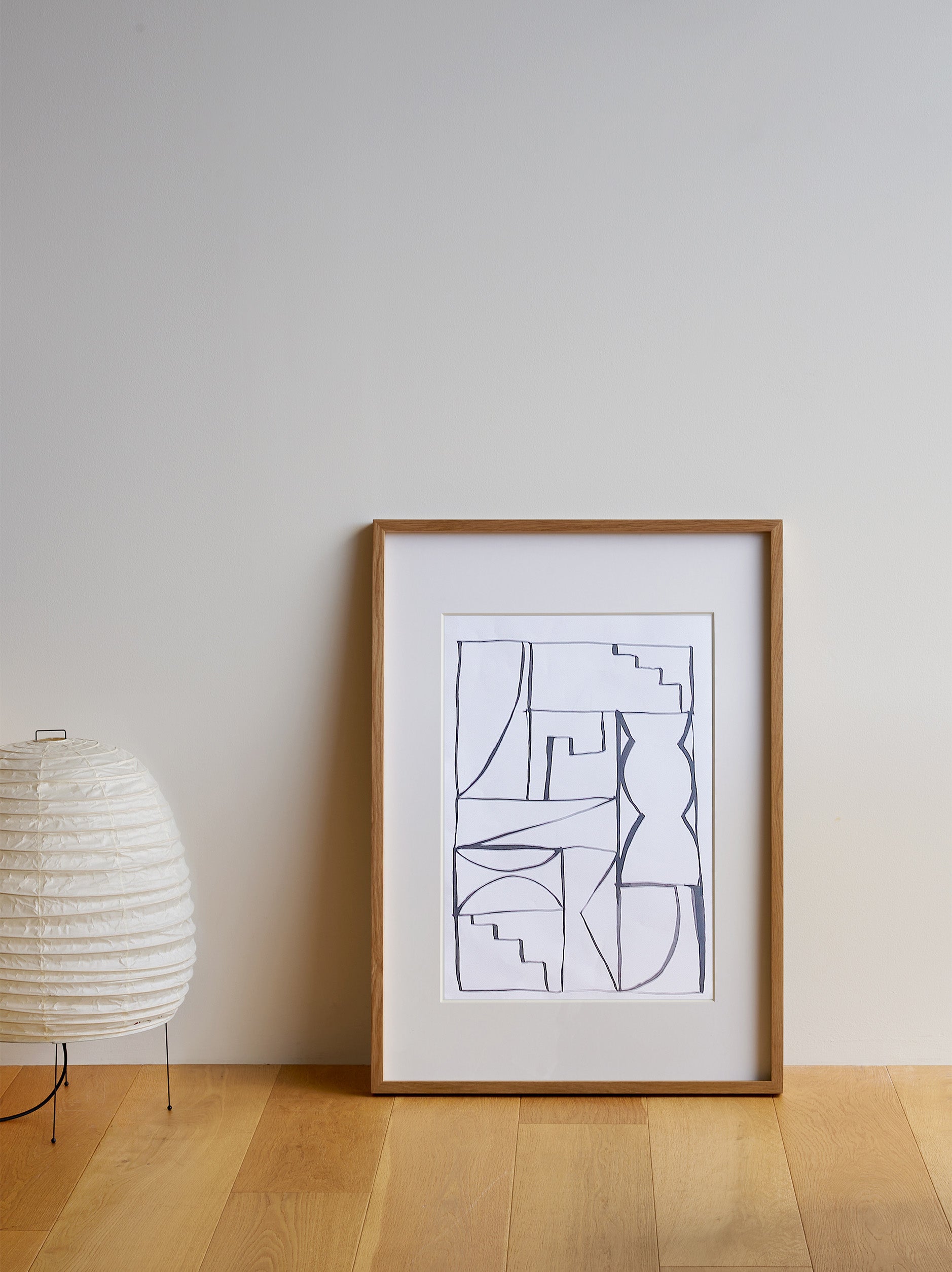 Edge Picture Frame Oak / A2