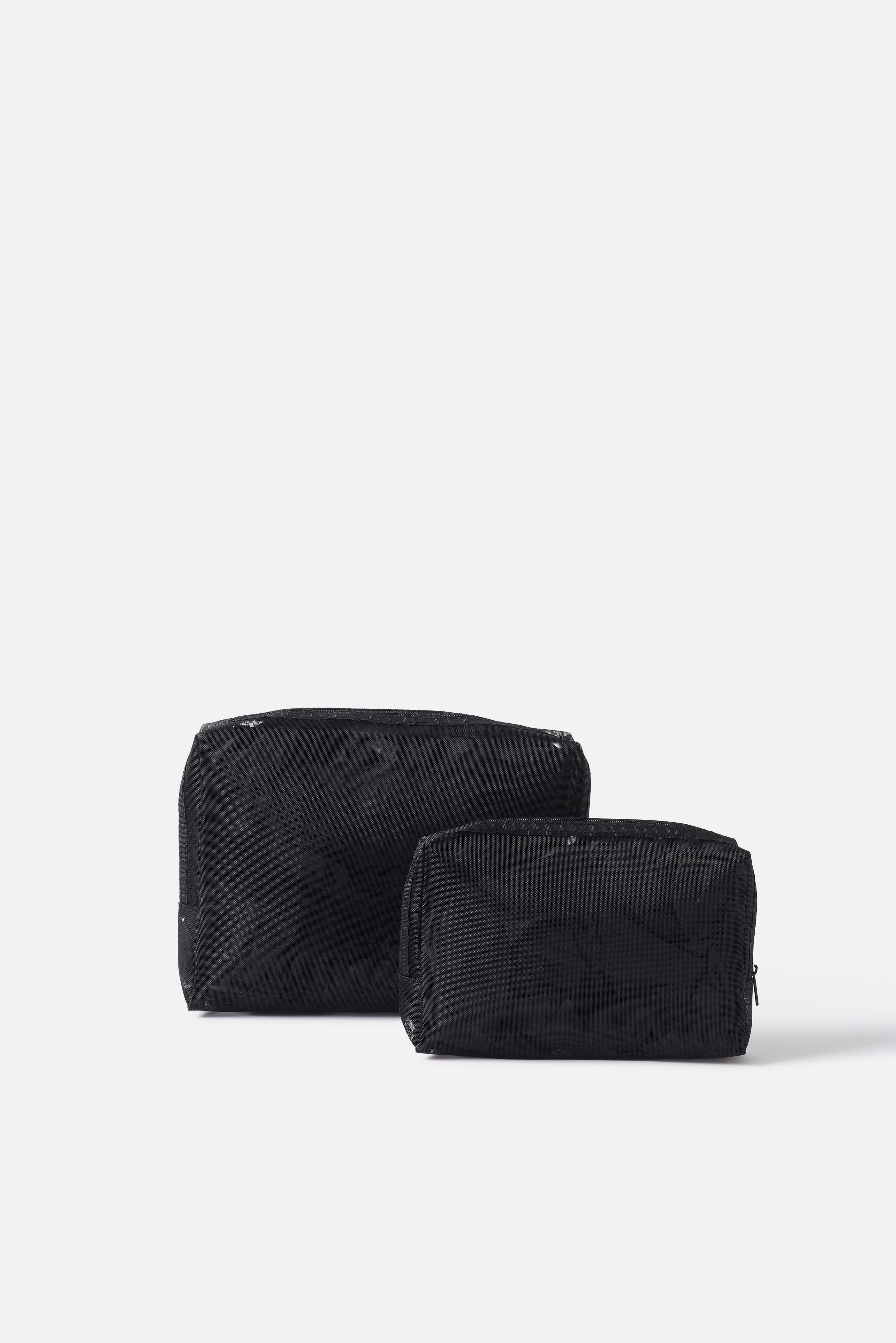 Mesh Wash Bag Black / Small