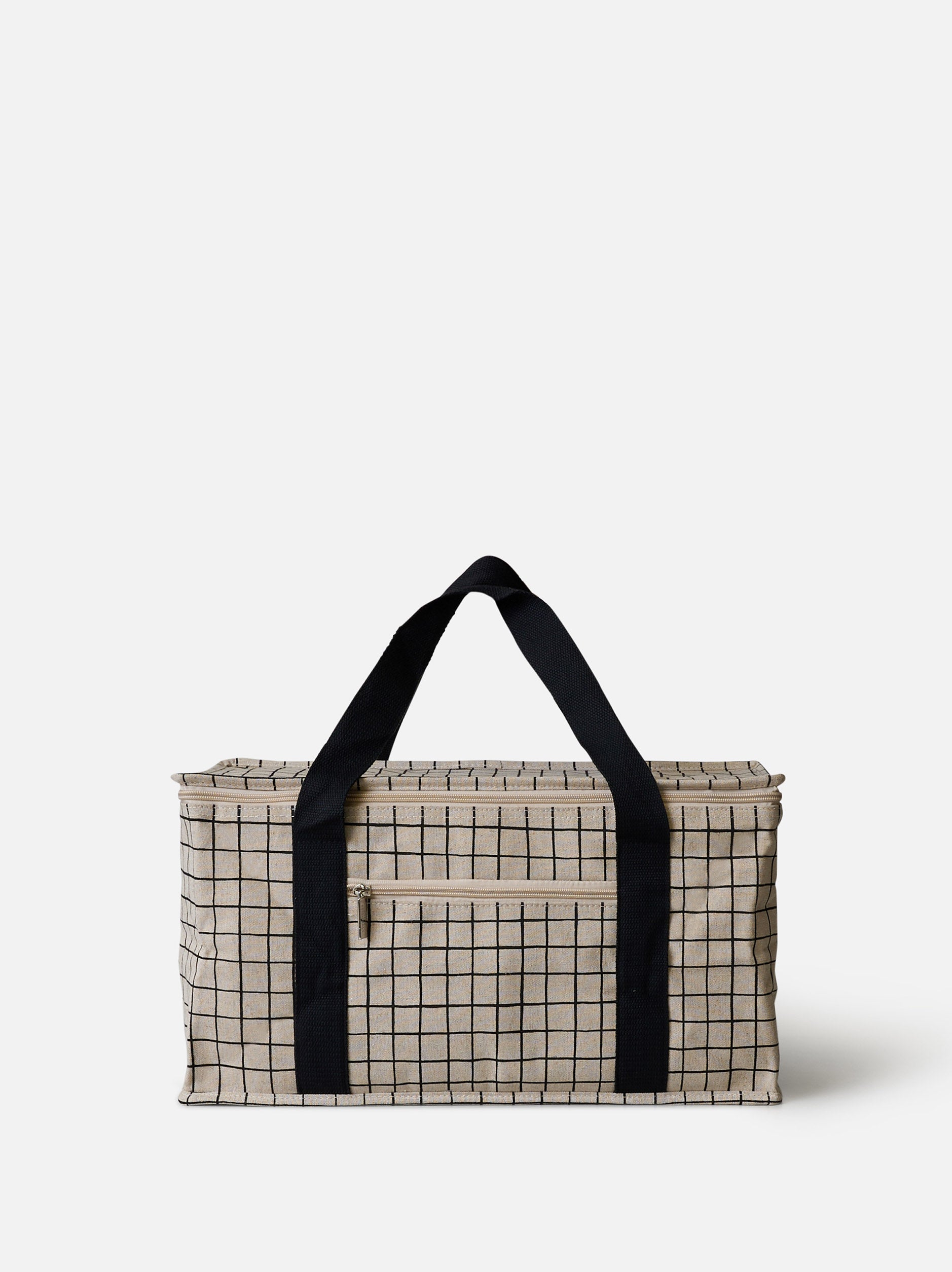 Grid Cooler Bag Natural / Large