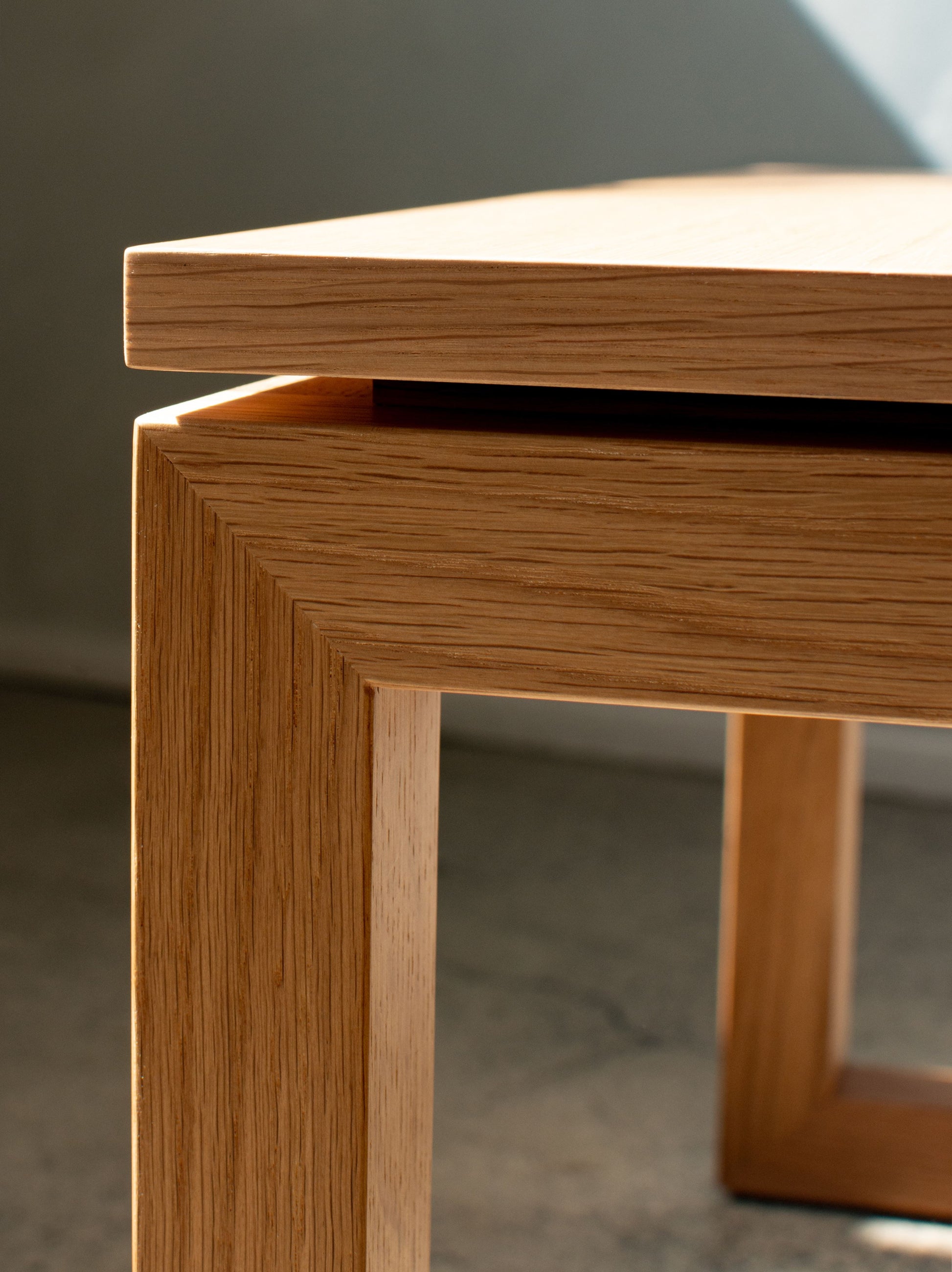 Framed Side Table Oak / One Size