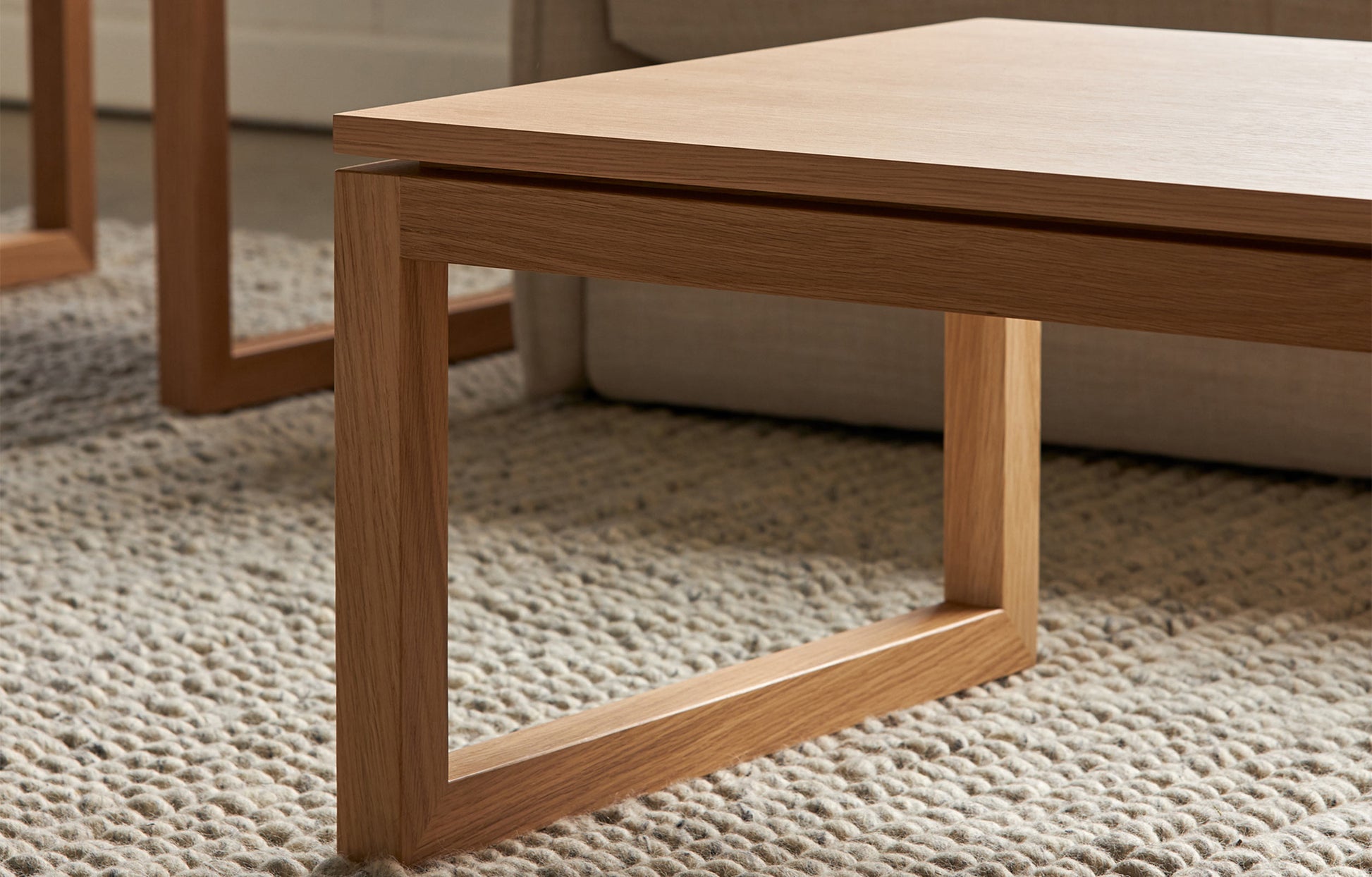 Framed Coffee Table Oak / One Size