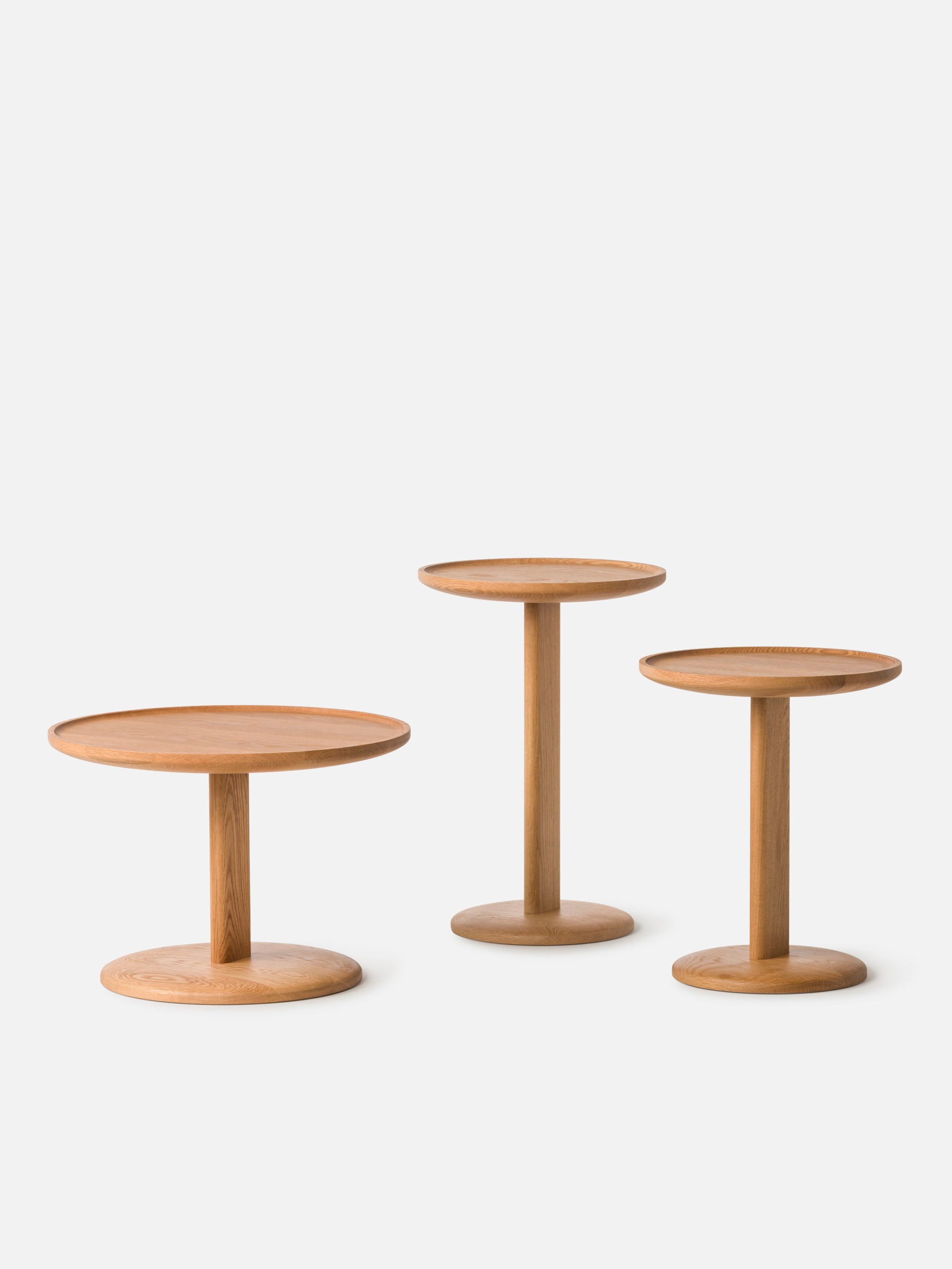 Lily Side Table Oak / Low