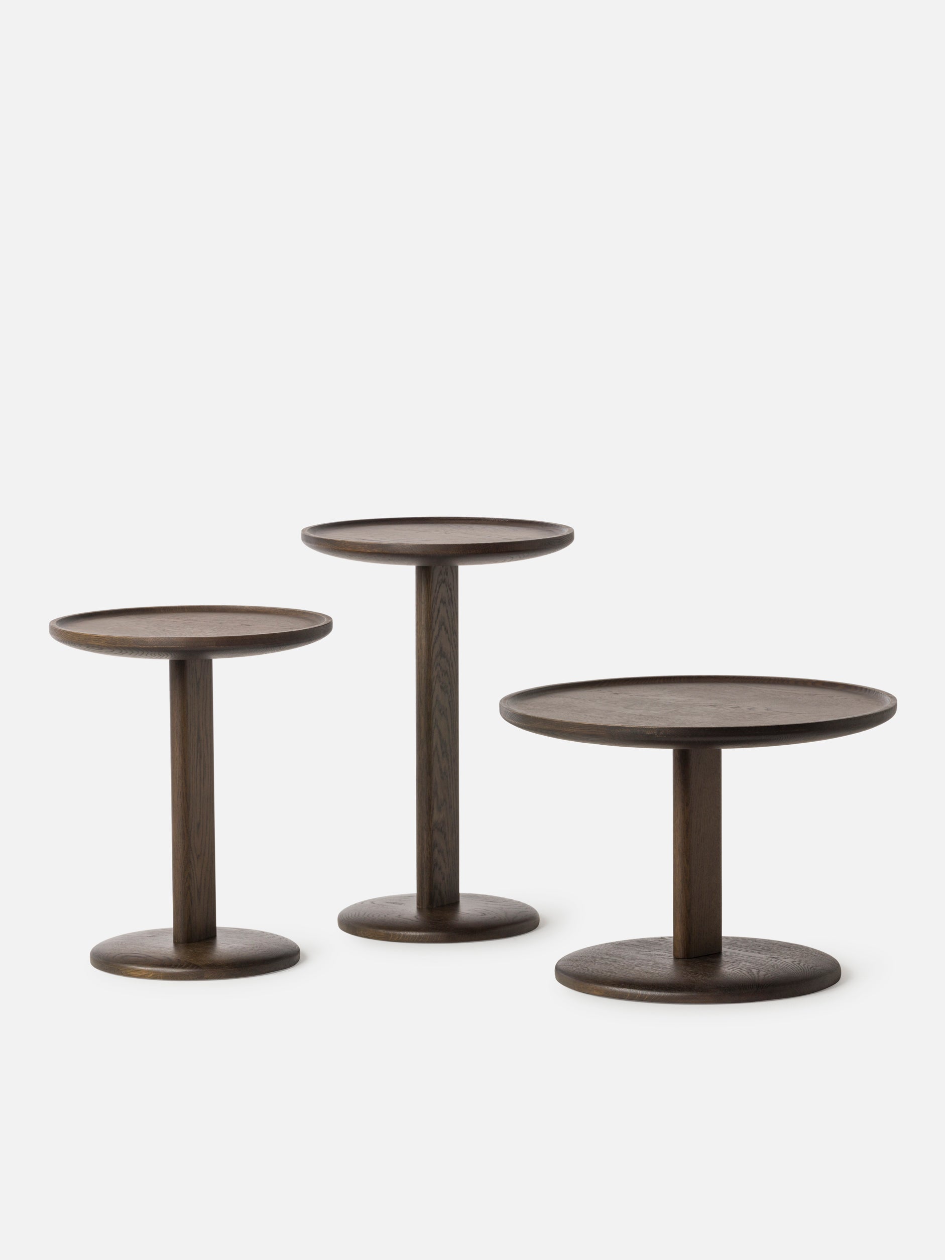 Lily Side Table Smoked Oak / Low