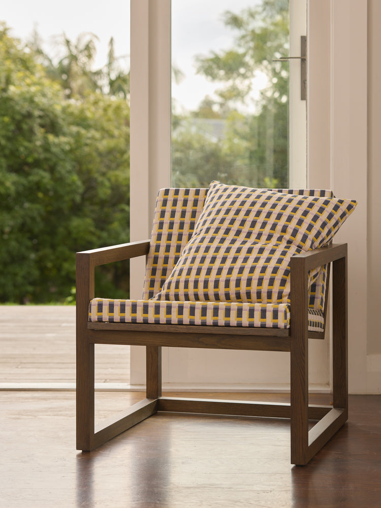 Framed Armchair Smoked Oak/Civic None / None