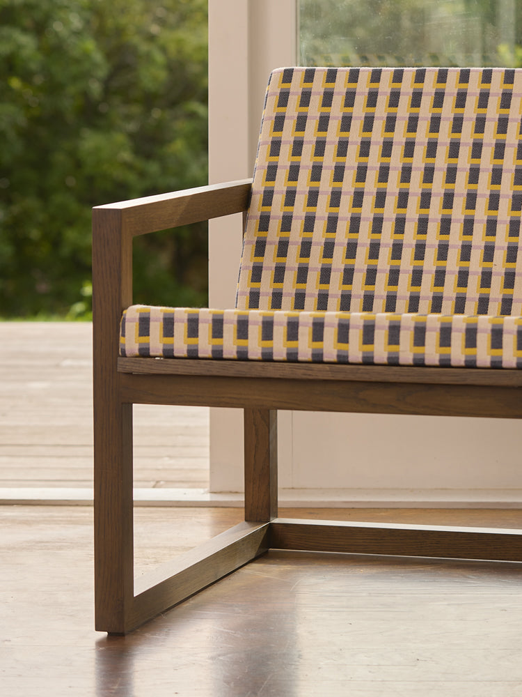 Framed Armchair Smoked Oak/Civic None / None