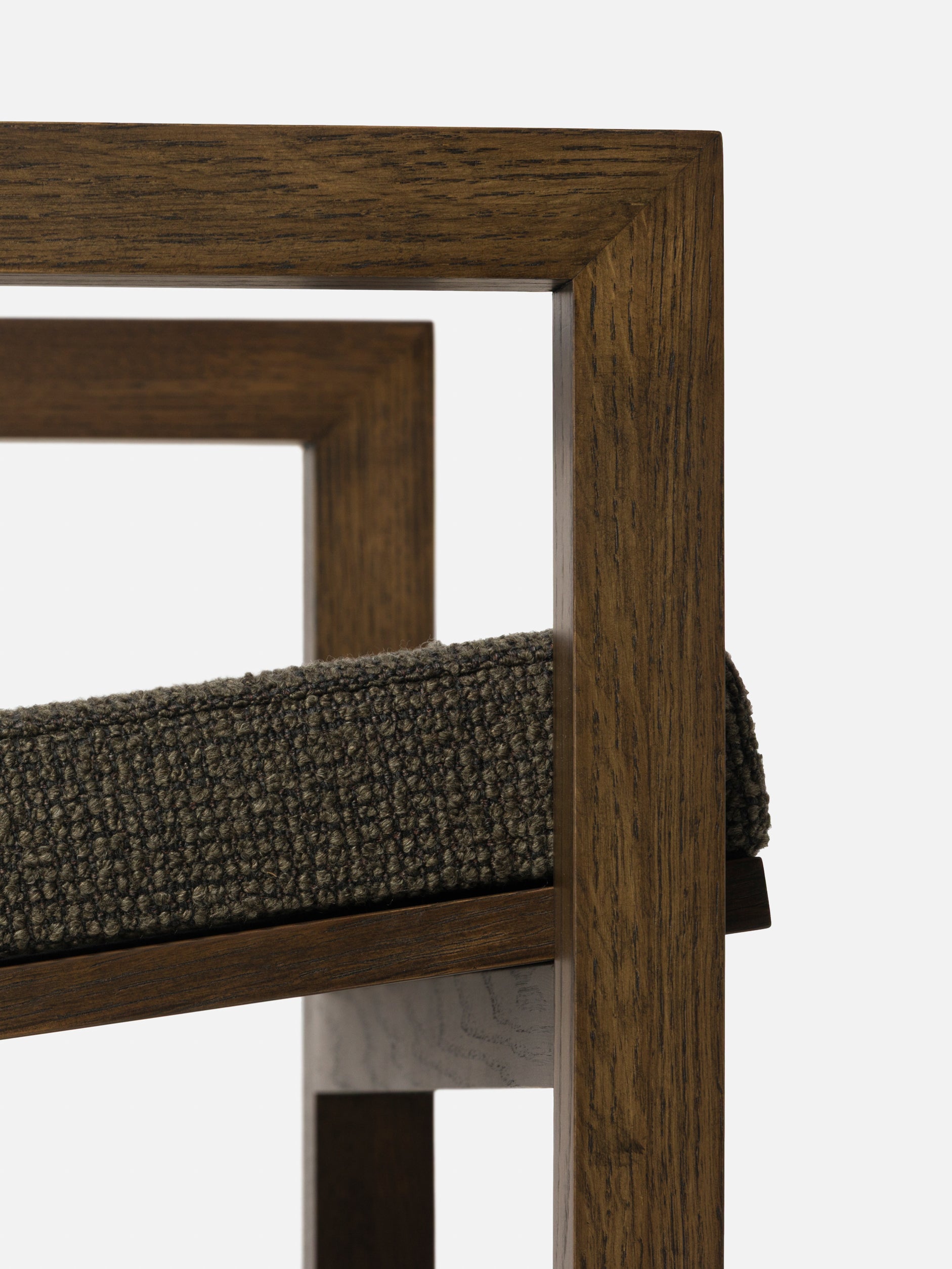 Framed Armchair Smoked Oak/Riverstone None / None