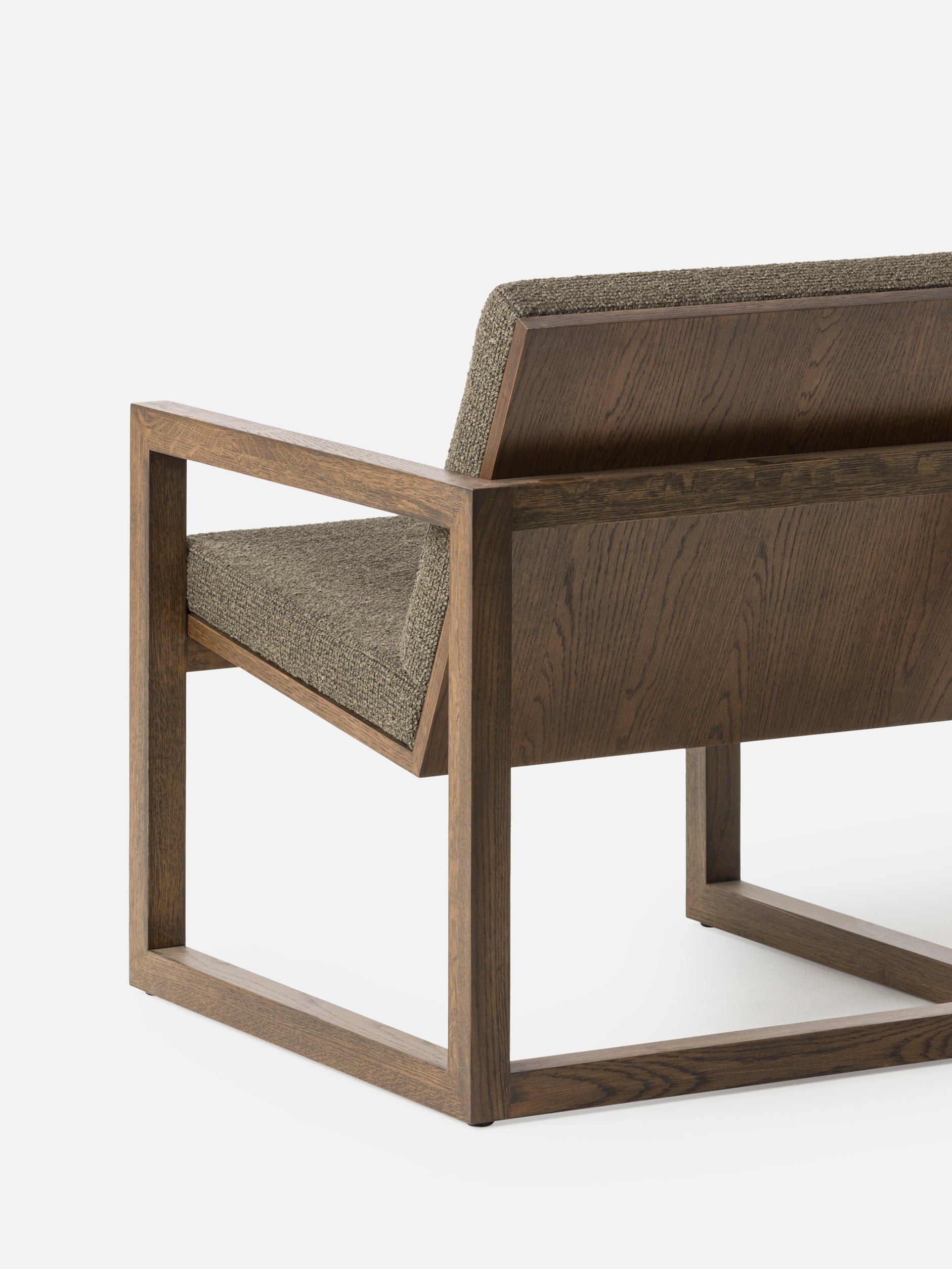 Framed Armchair Smoked Oak/Riverstone None / None