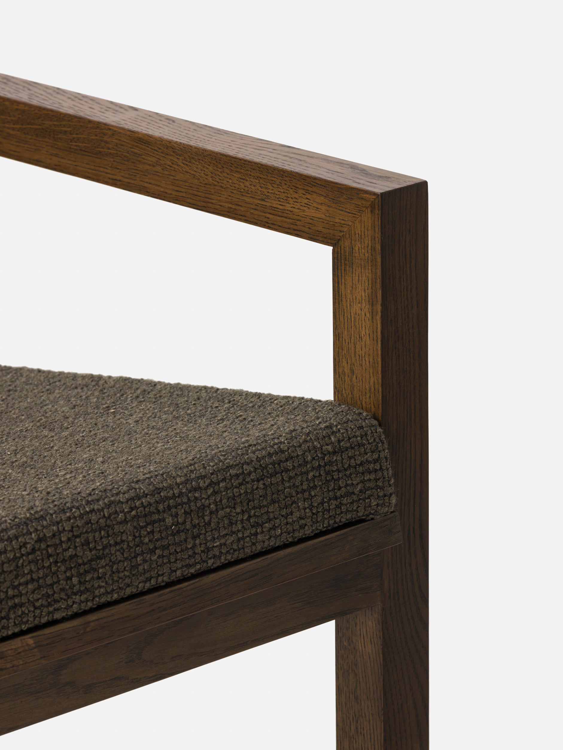 Framed Armchair Smoked Oak/Riverstone None / None