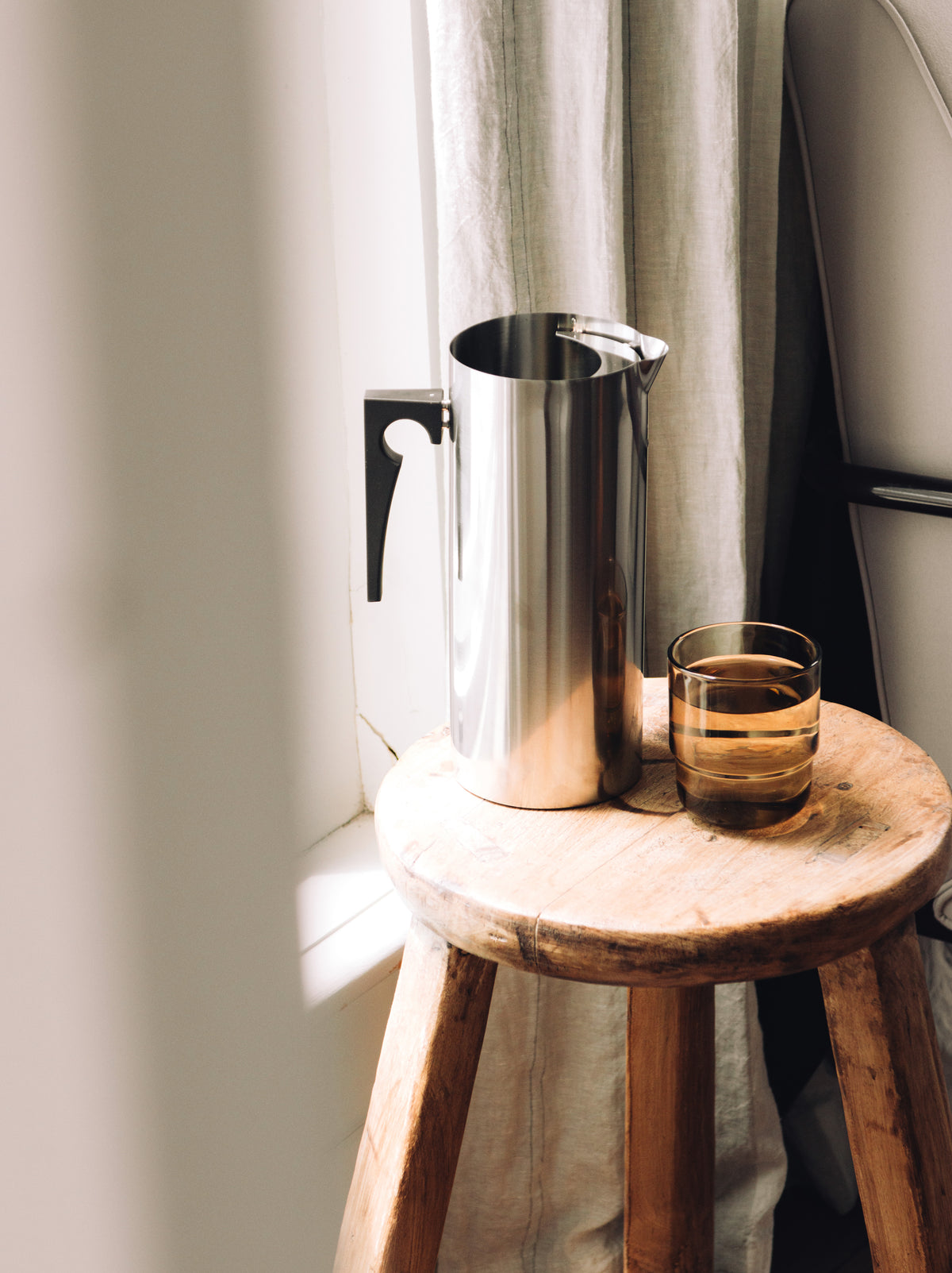 Stelton AJ Jug with Icelip Stainless Steel / 2L
