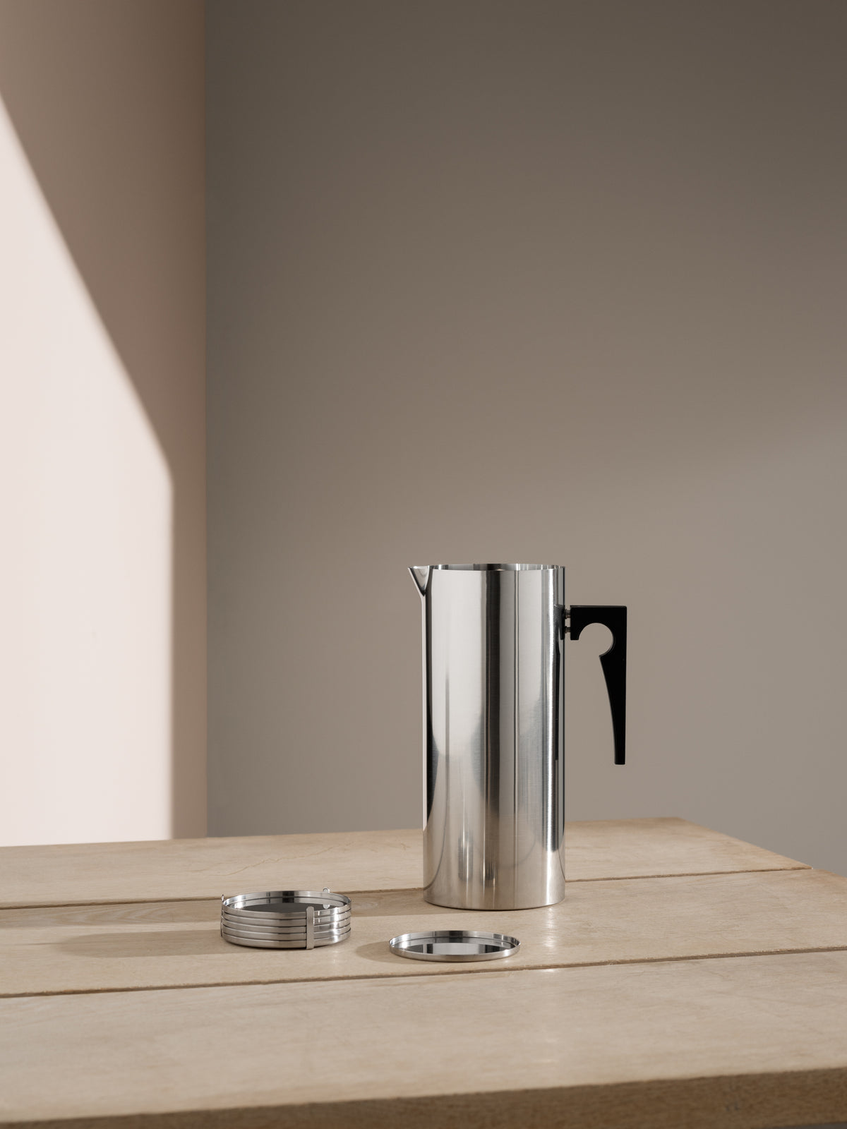 Stelton AJ Jug with Icelip Stainless Steel / 2L