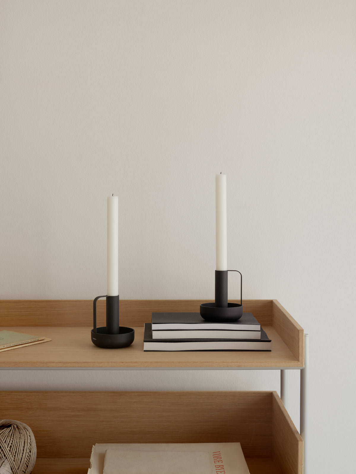 Stelton Ida Candle Holder Black / One Size