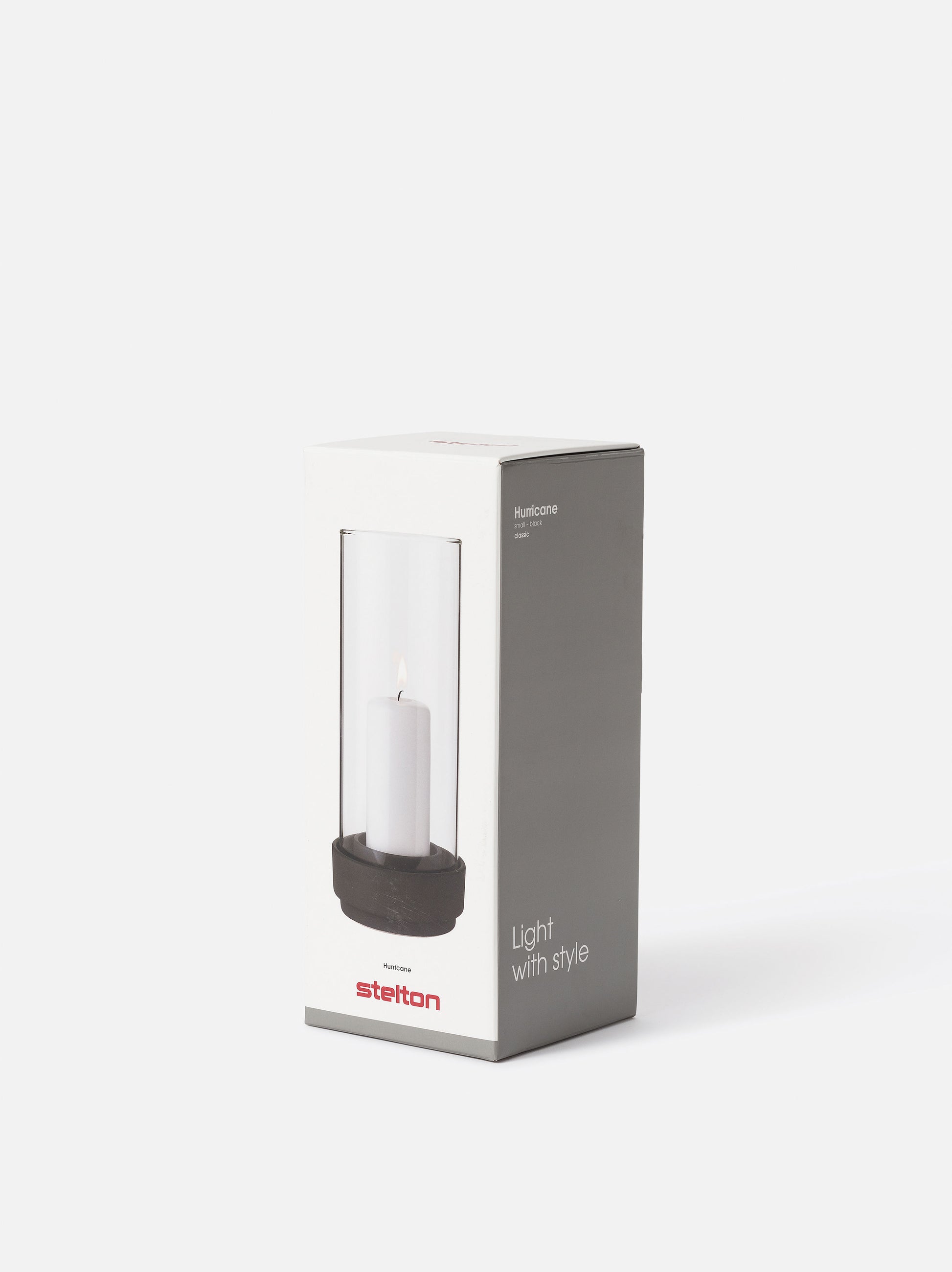 Stelton Classic Hurricane Lamp Black / Small