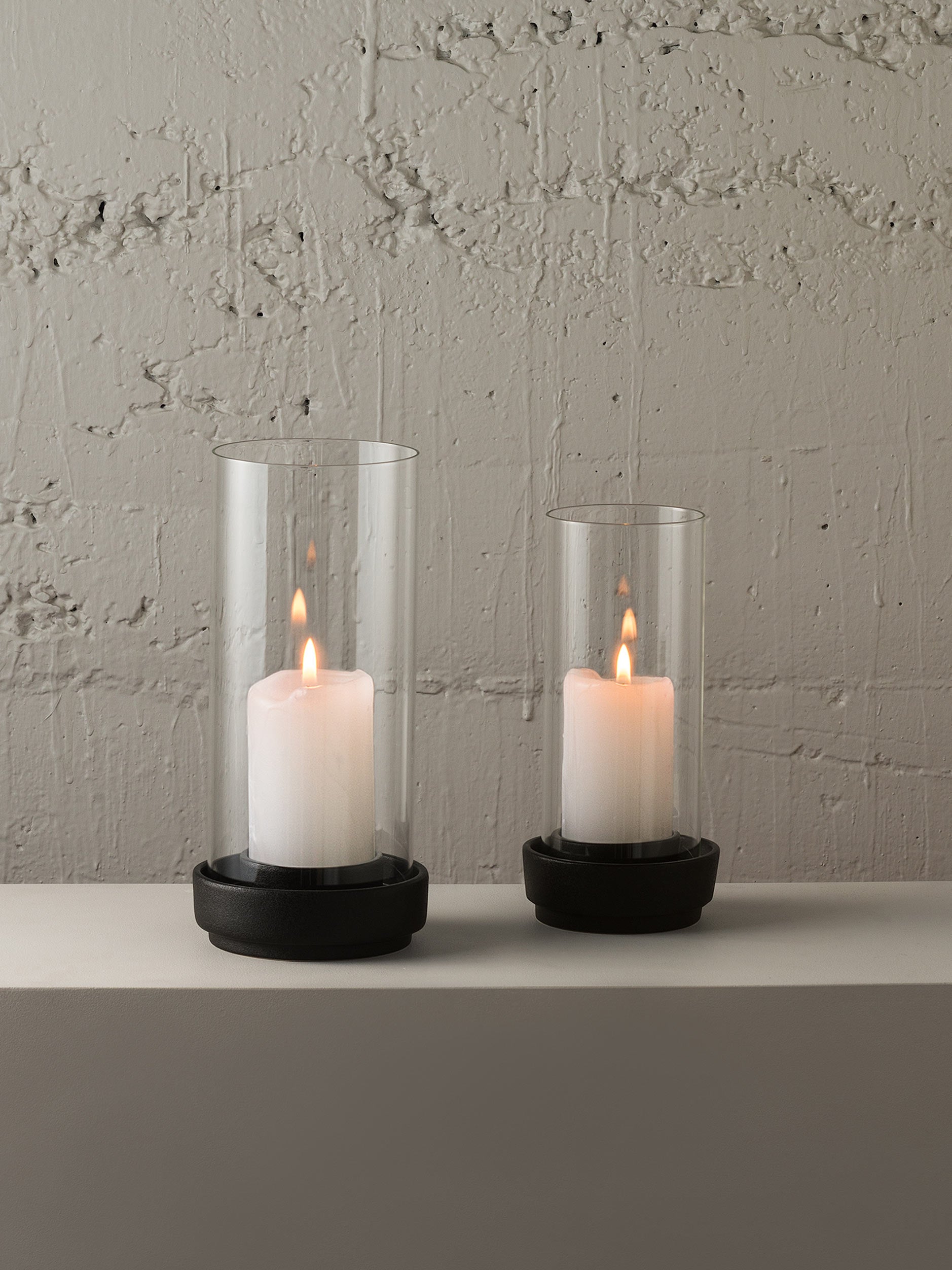 Stelton Classic Hurricane Lamp Black / Large