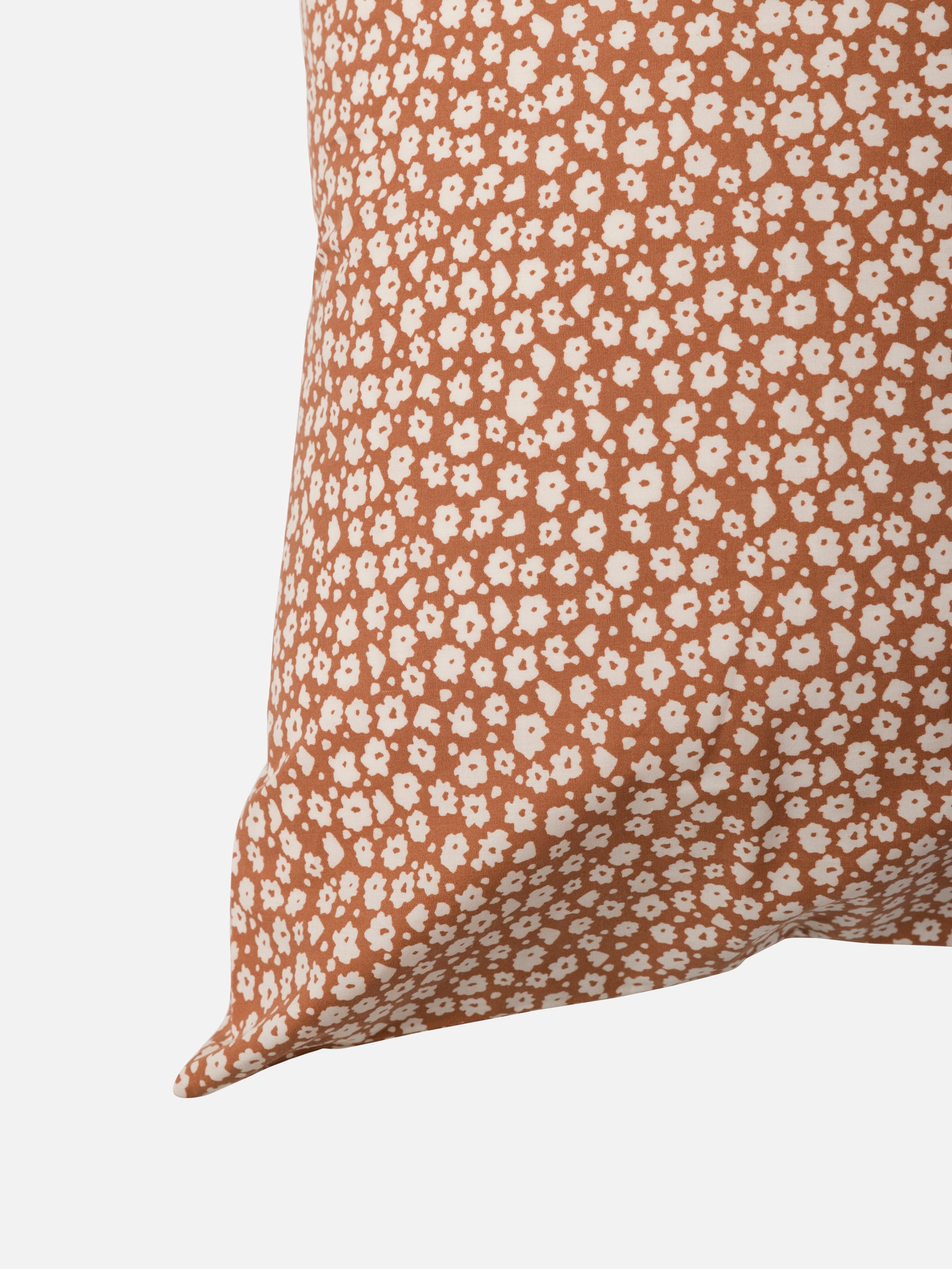 Forget Me Not Organic Cotton Euro Pillowcase Toffee/Nougat / European Pillowcase
