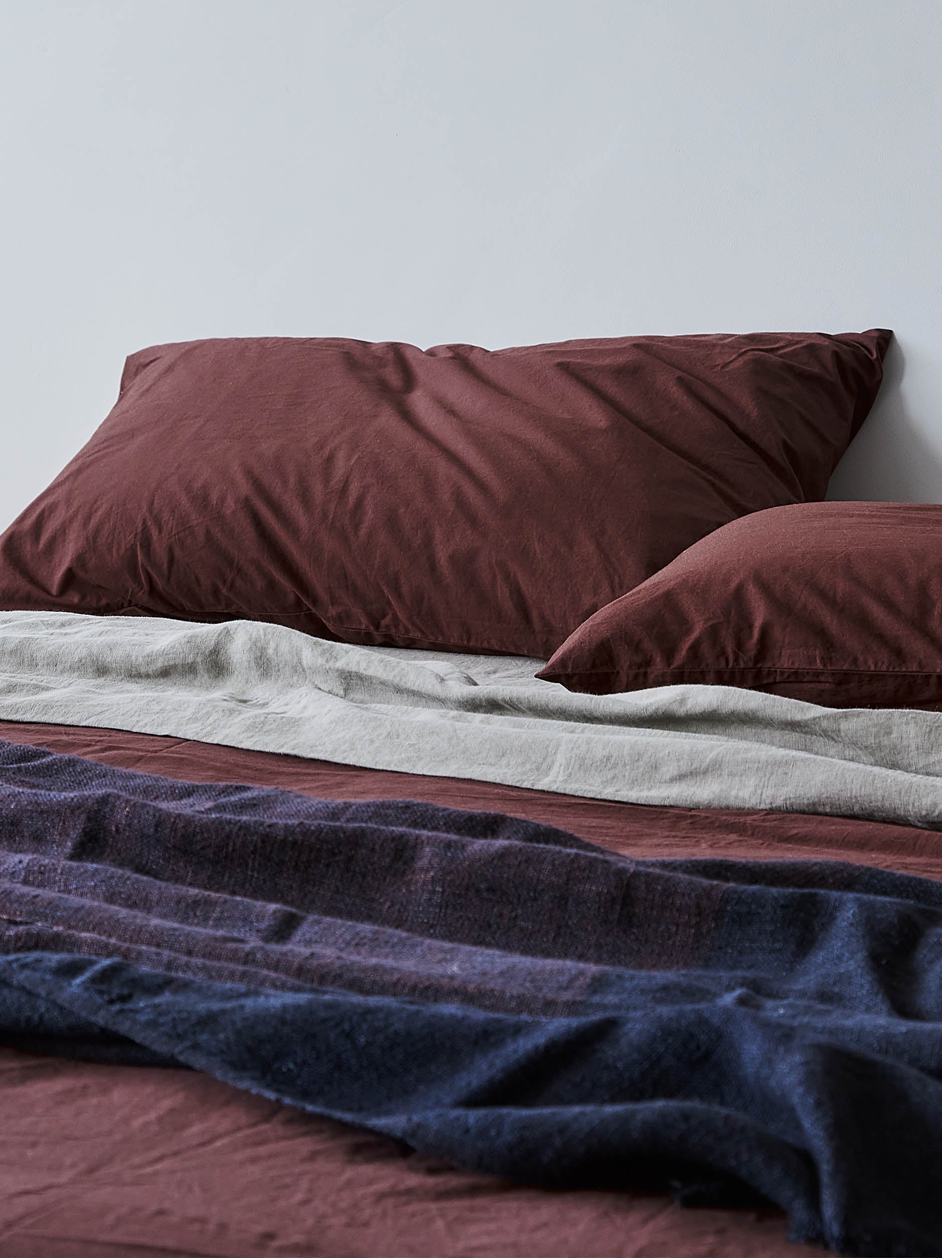 Mulberry Organic Cotton Duvet Cover Mulberry / Queen