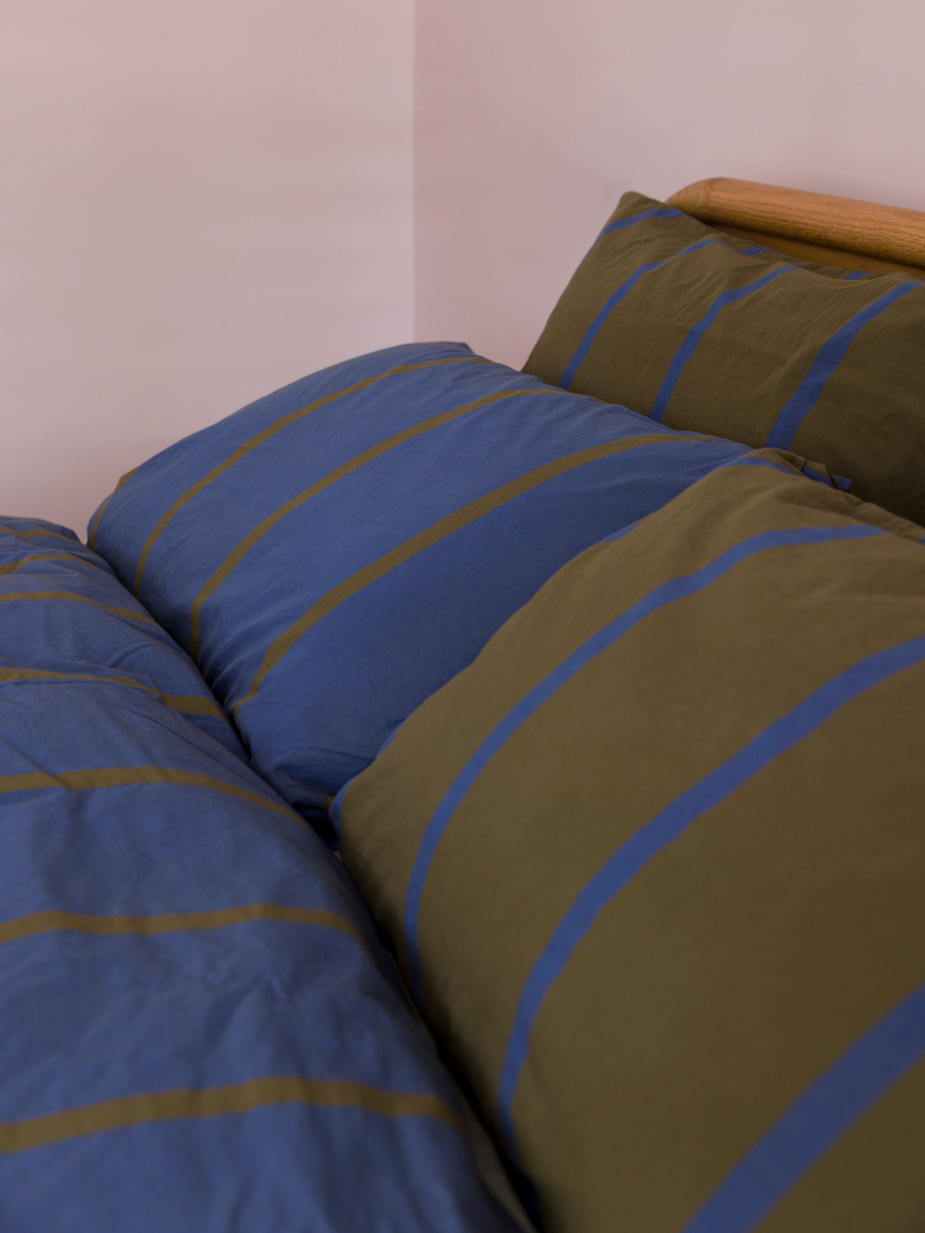 Duo Euro Pillowcase Ivy/Aegean / European Pillowcase