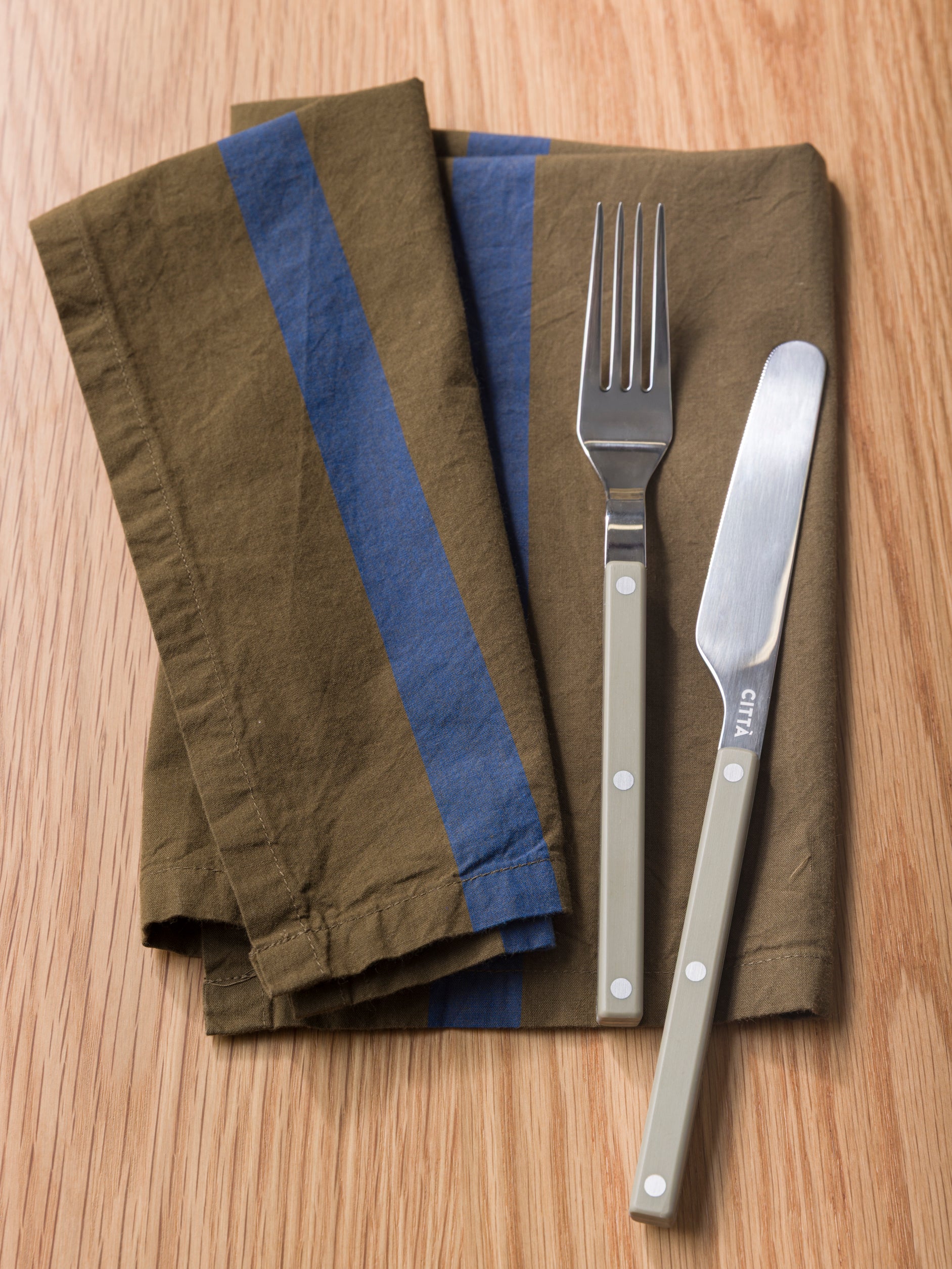 Duo Napkin Ivy/Aegean / 45x45