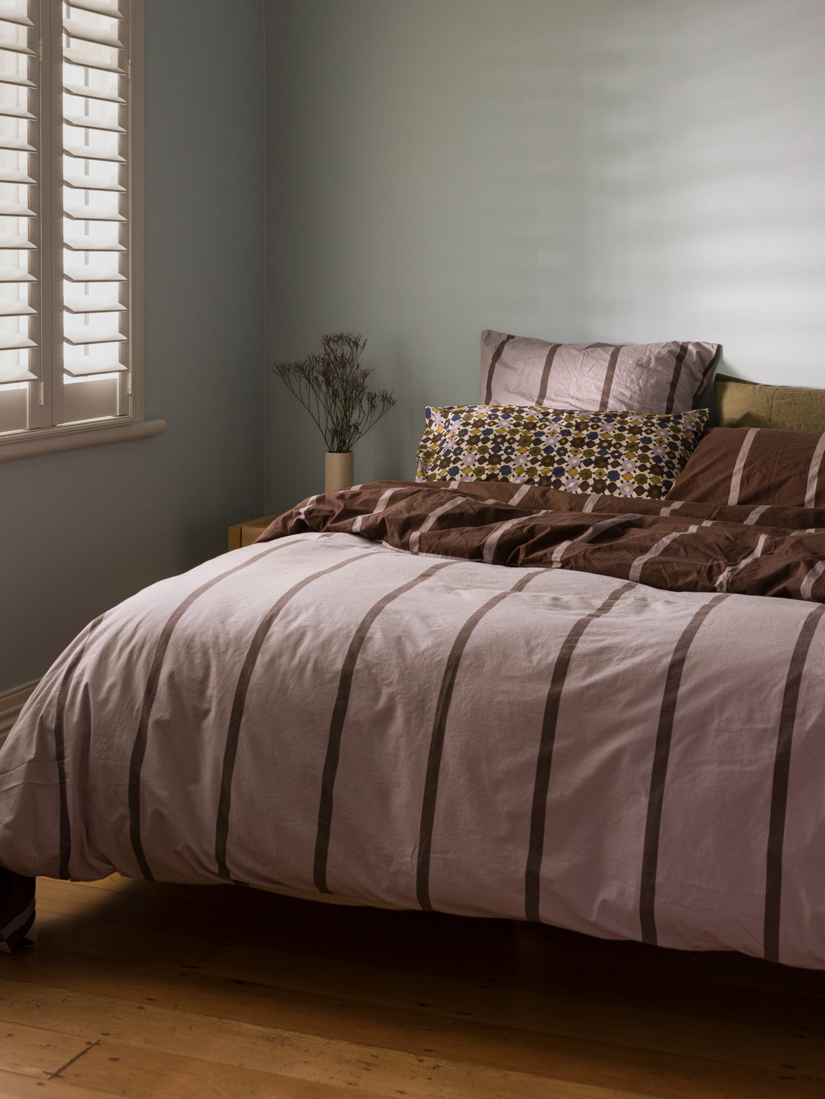Duo Duvet Cover Pansy/Rye / AU Super King