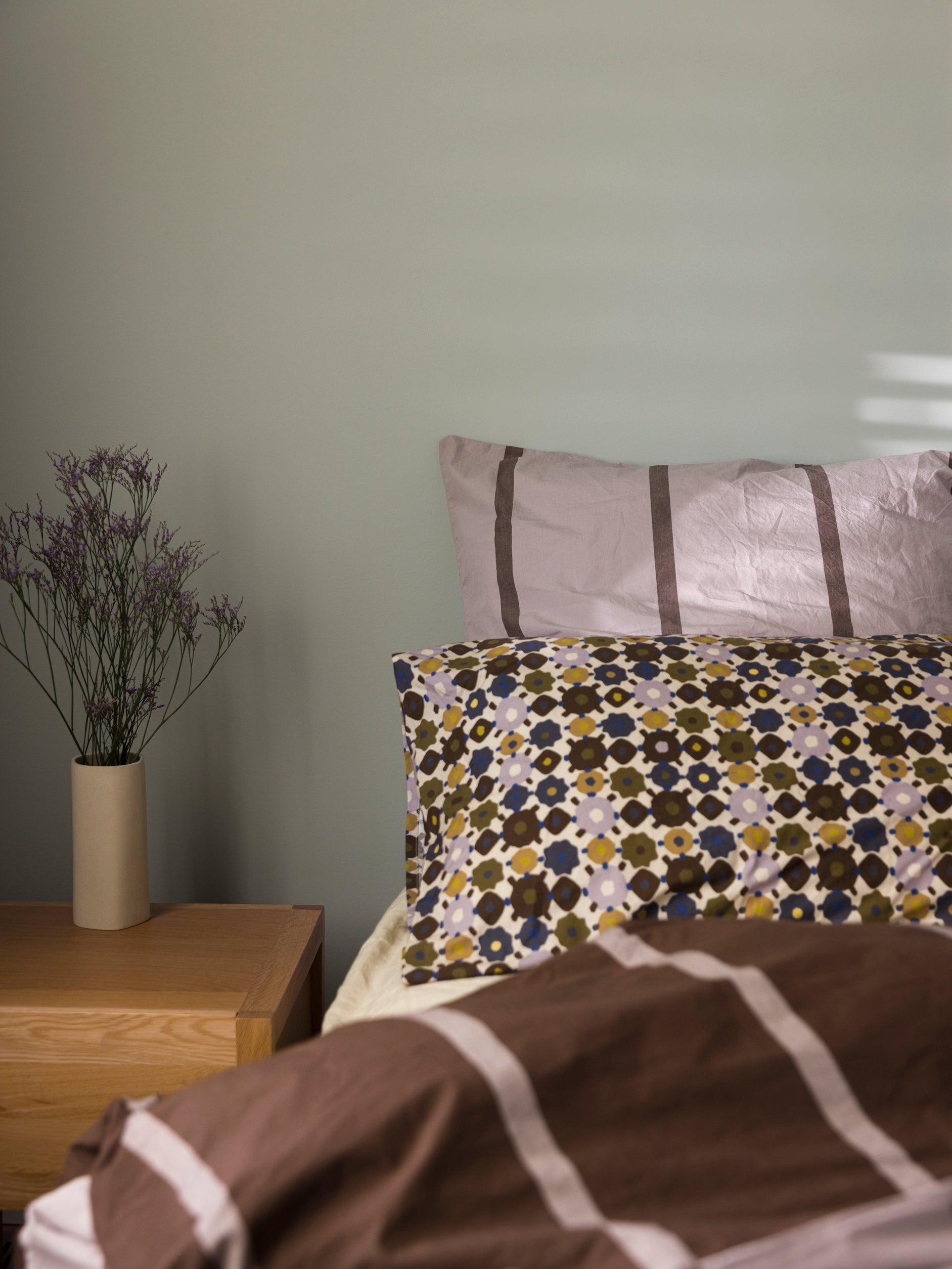Duo Euro Pillowcase Pansy/Rye / European Pillowcase