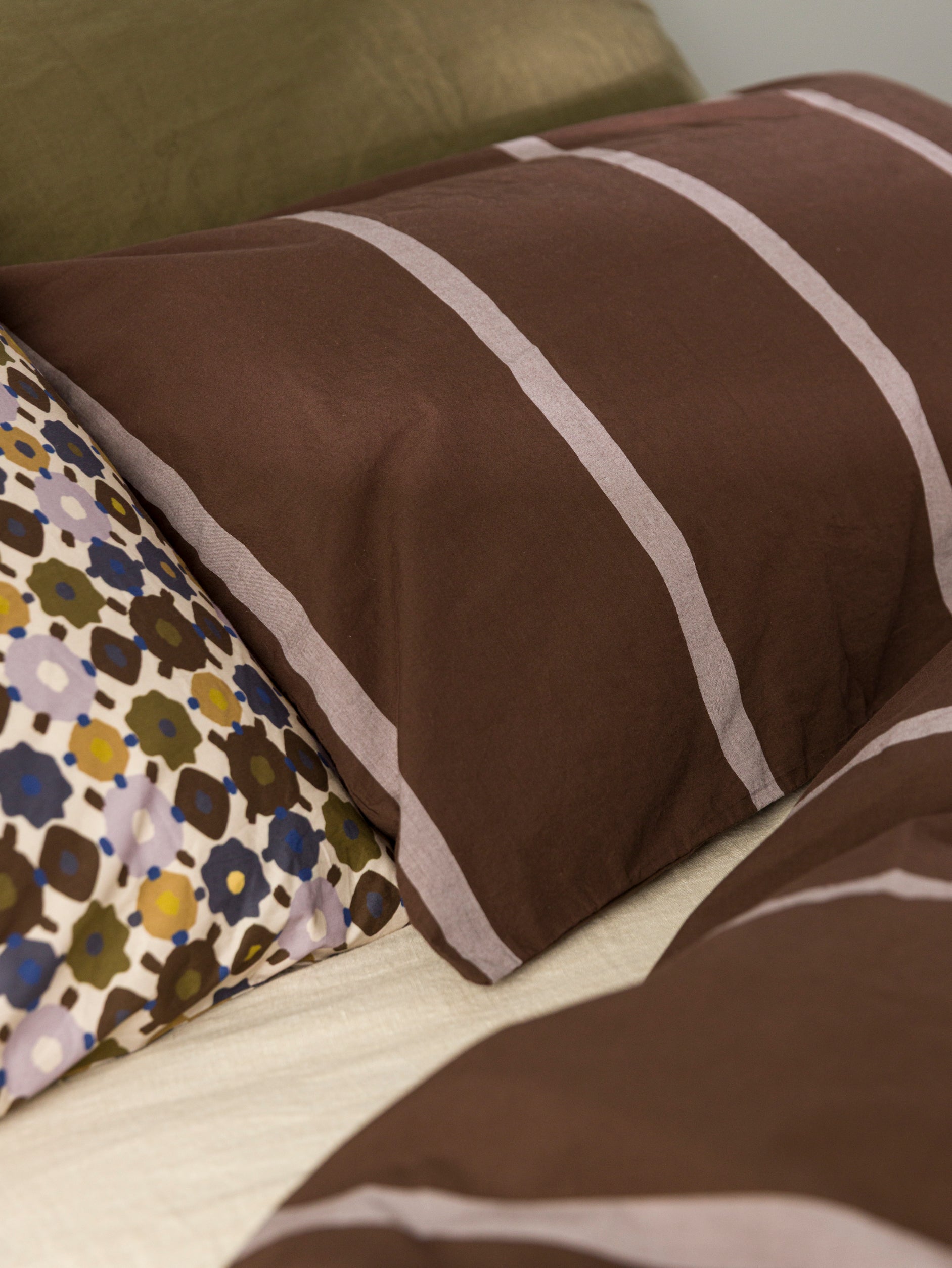 Duo Pillowcase Pair Rye/Pansy / Pillowcase Pair