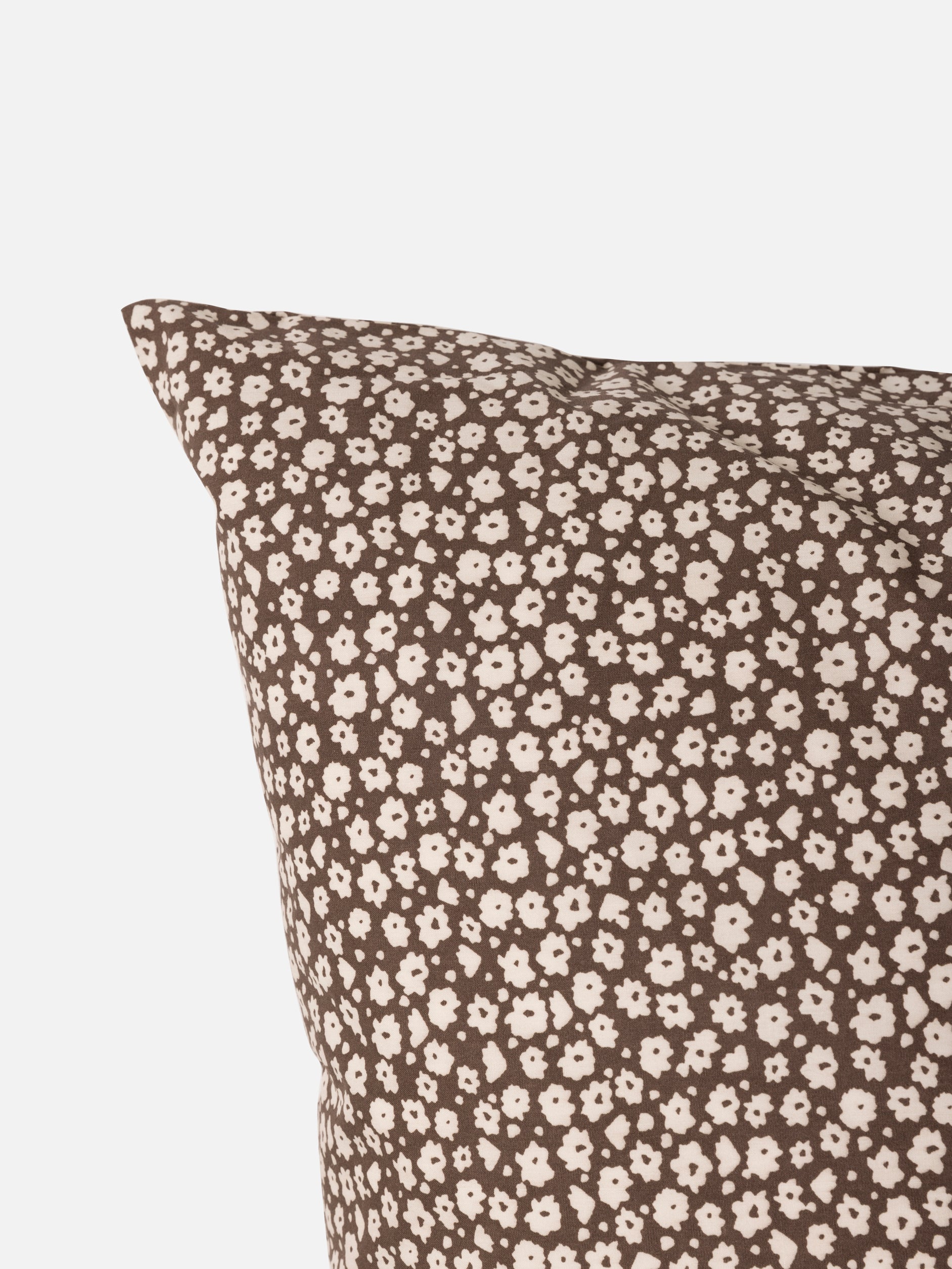 Forget Me Not Organic Cotton Euro Pillowcase Rye/Bone / European Pillowcase