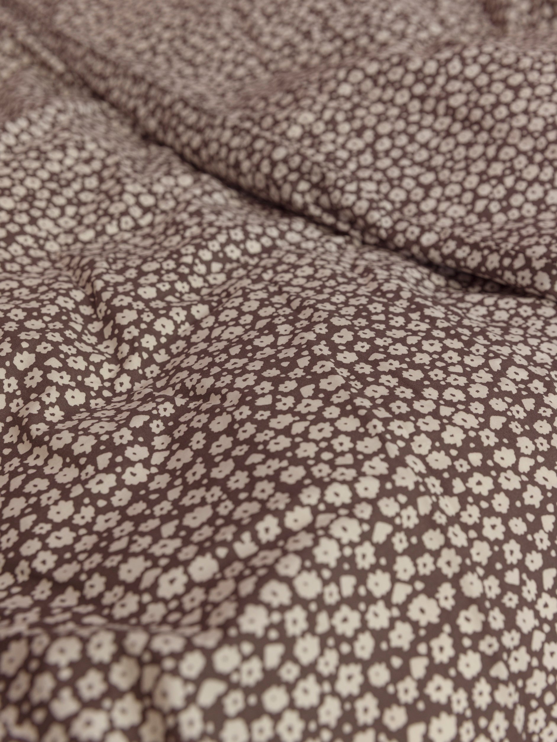 Forget Me Not Organic Cotton Duvet Cover Rye/Bone / Super King