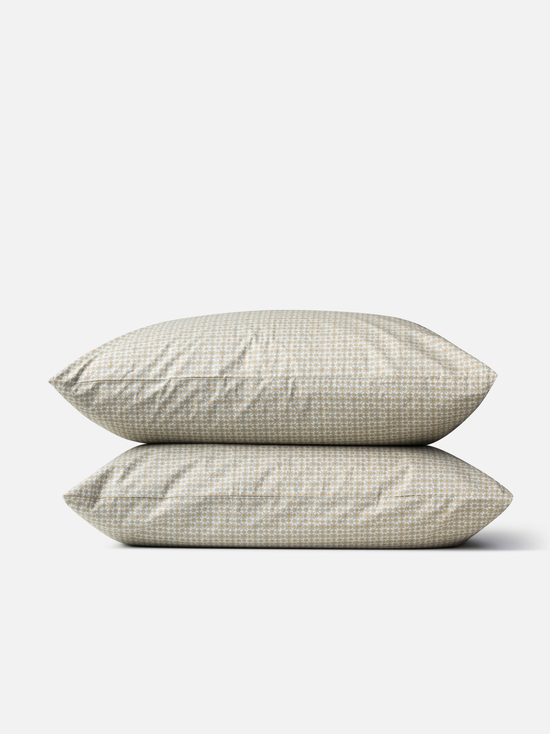 Porto Organic Cotton Pillowcase Pair Pumpkin/Cloud / Pillowcase Pair