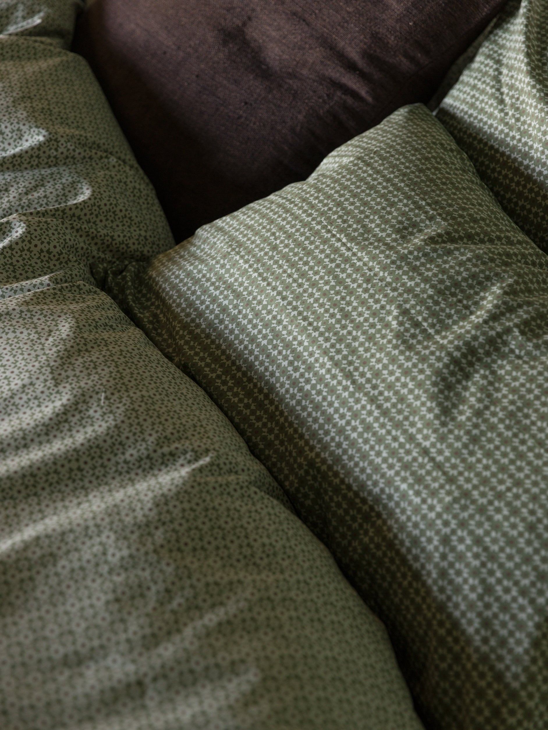 Porto Organic Cotton Lodge Pillowcase Pair Kale/Shadow / Lodge Pillowcase Pair
