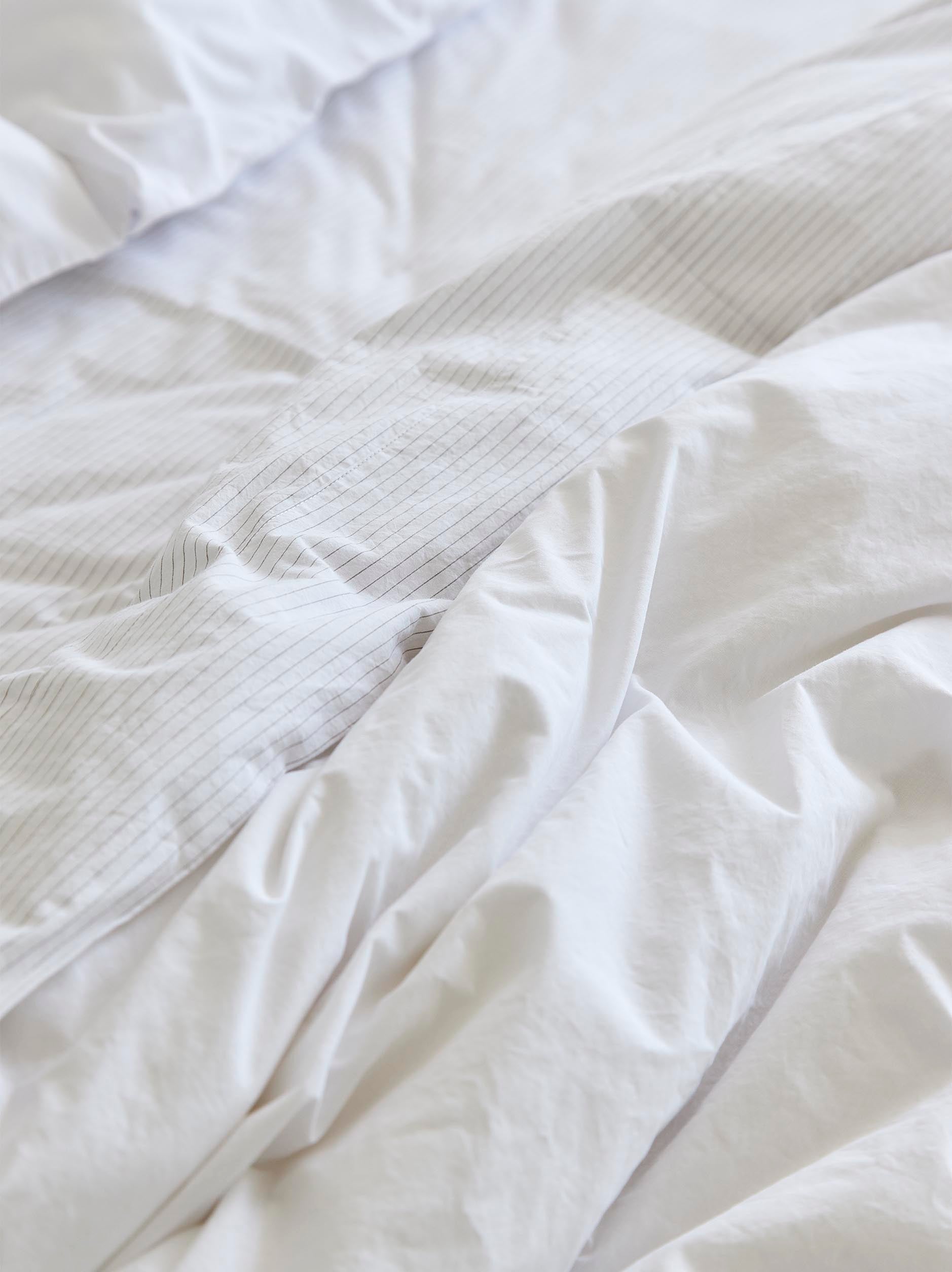 Classic Organic Cotton Duvet Cover White / Super King