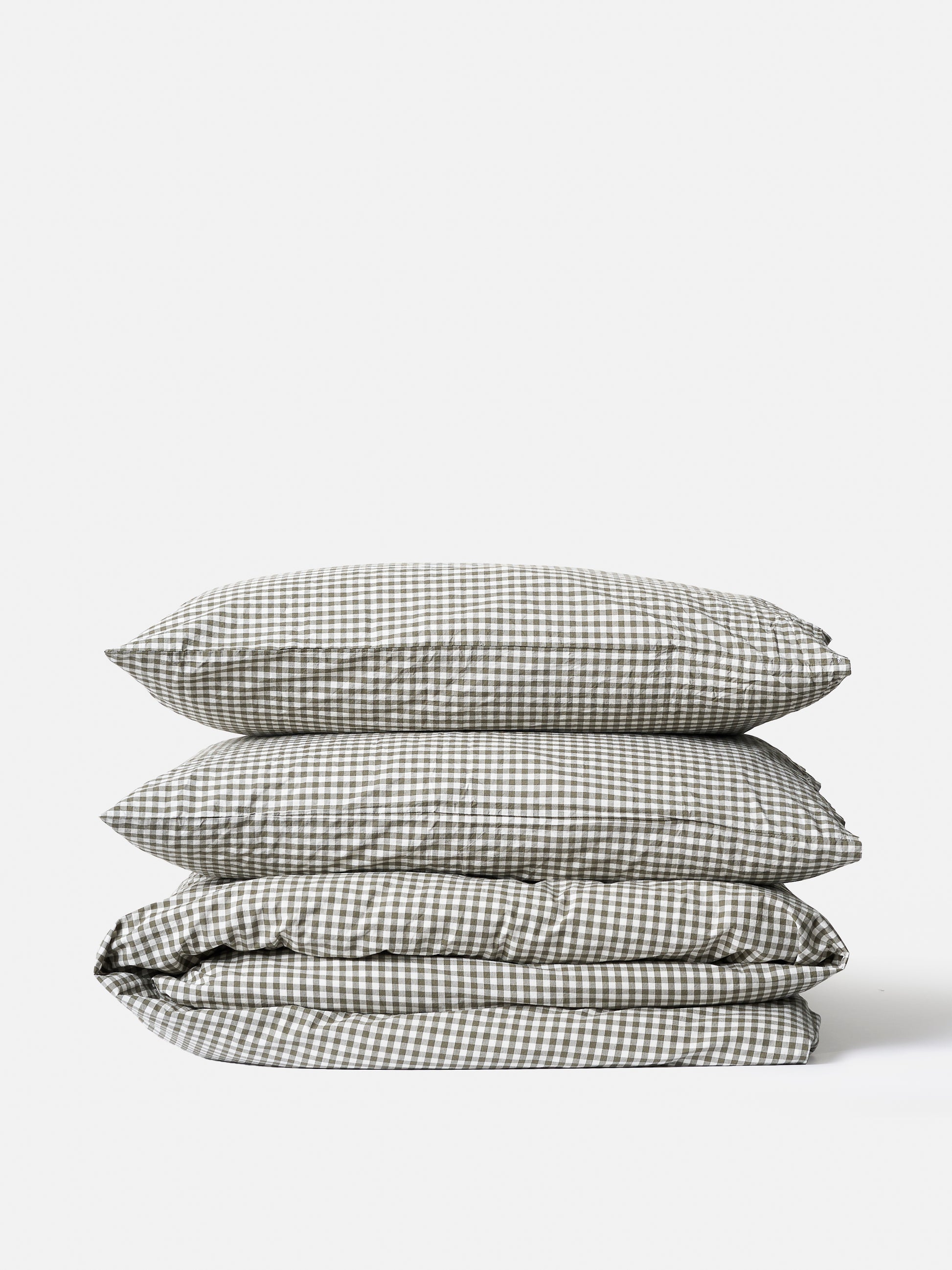 Classic Organic Cotton Flat Sheet Olive / King