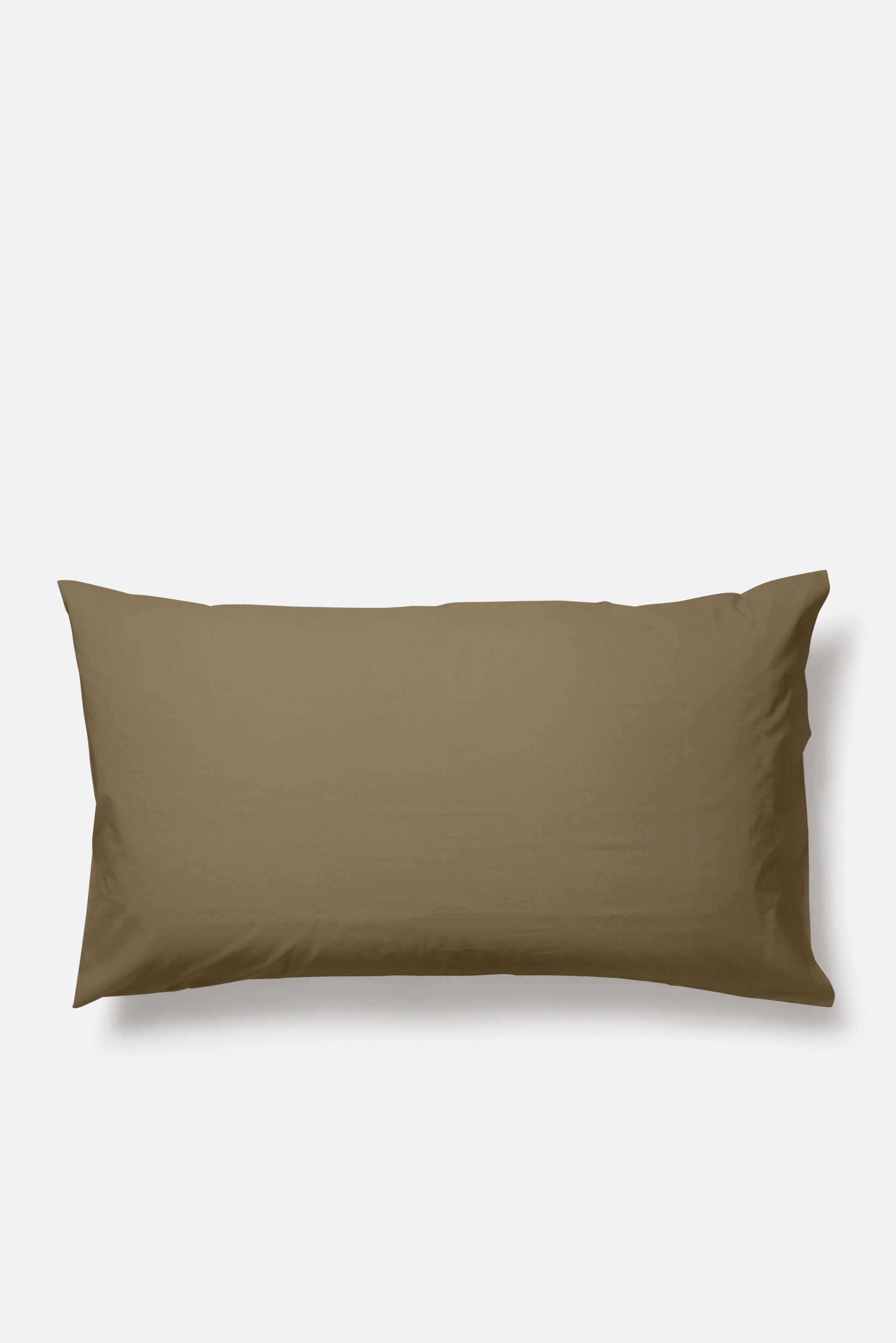 Classic Organic Cotton Lodge Pillowcase PR Olive / Lodge Pillowcase Pair