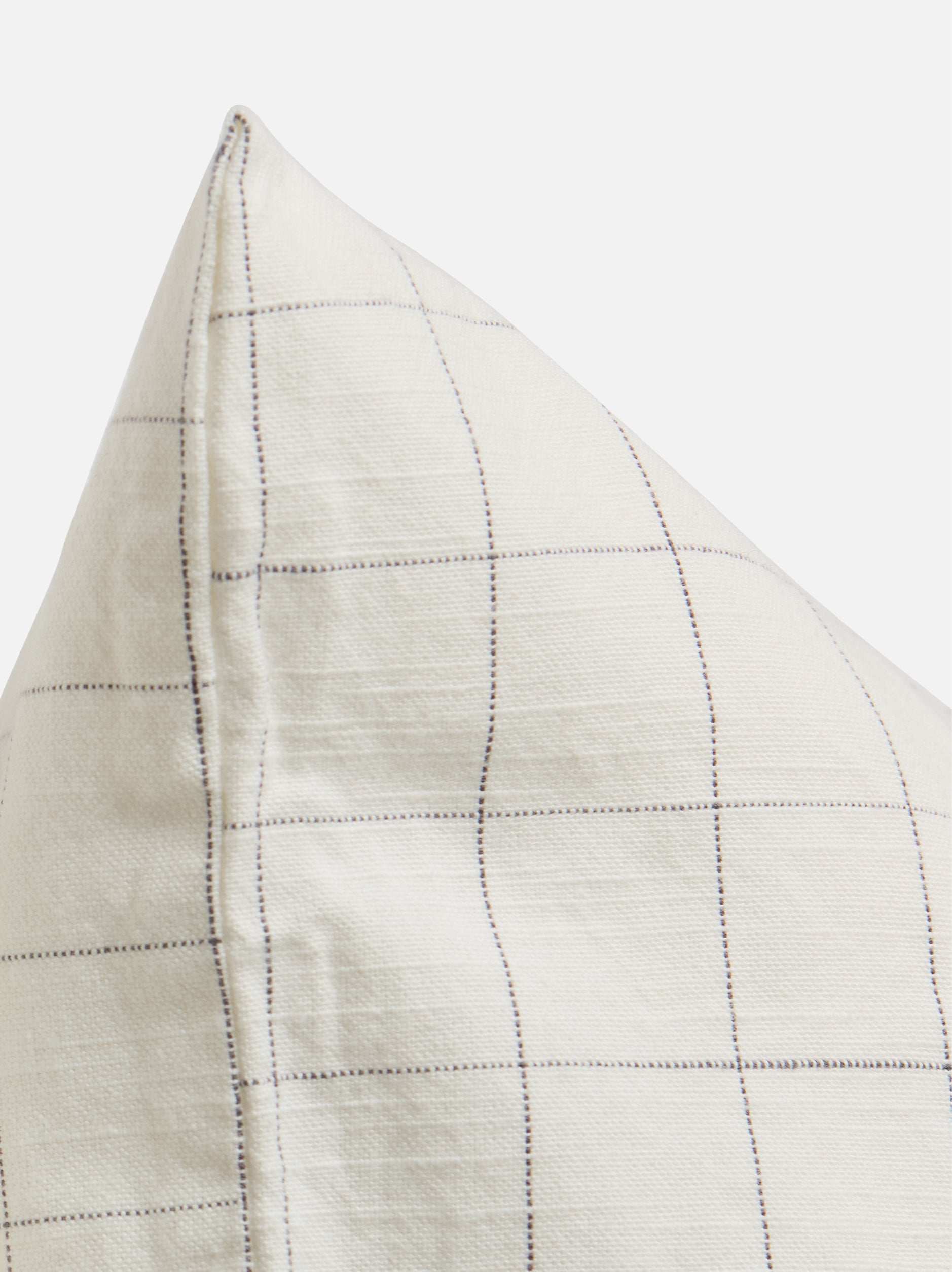 Grid Lodge Pillowcase Pair White/Charcoal / Lodge Pillowcase Pair