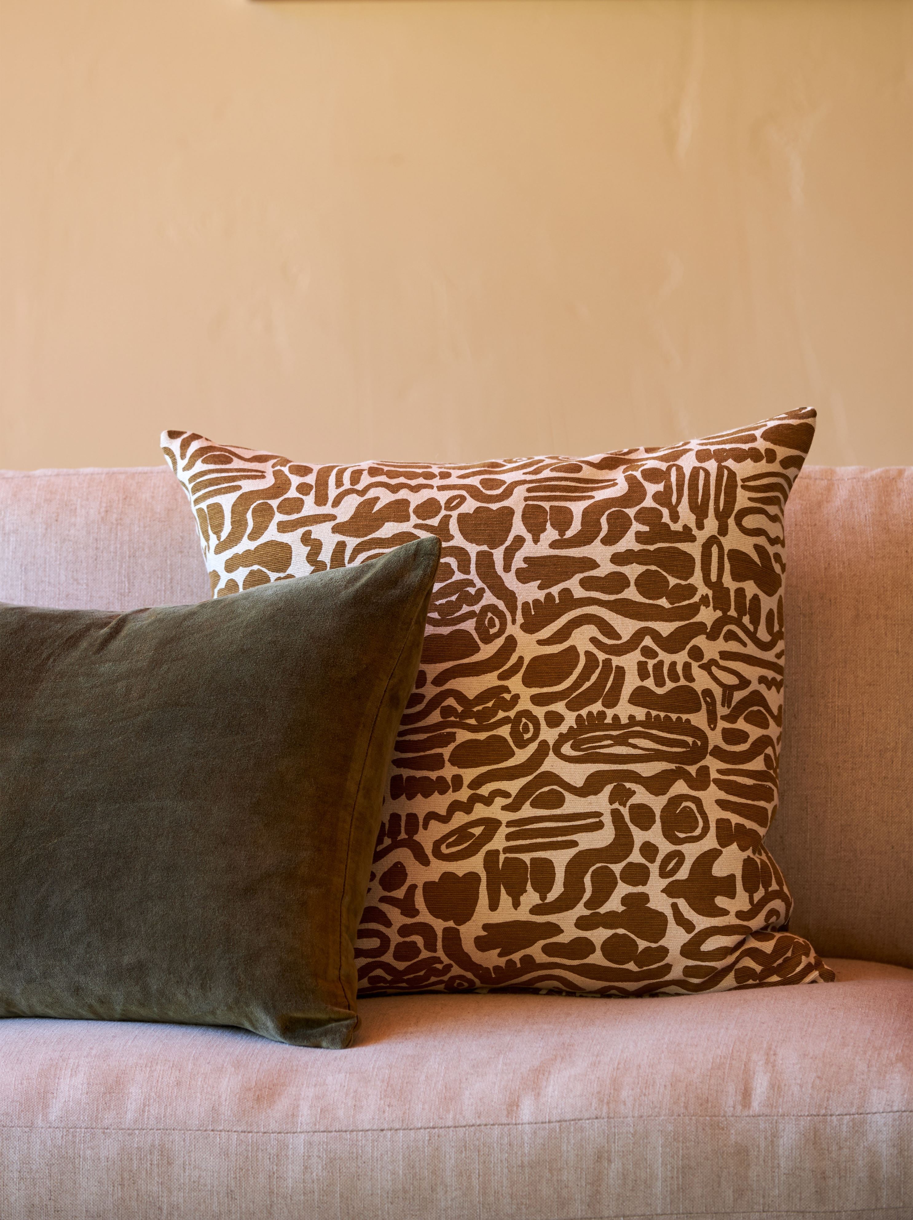 Nomad Cushion Cover Bronze/Natural / 55x55cm