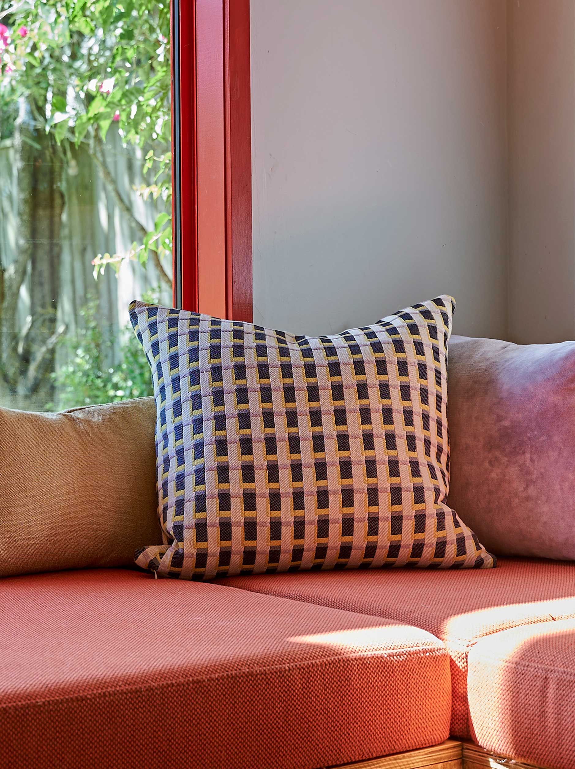 Civic Cushion Cover Daffodil/Multi / 50x50cm
