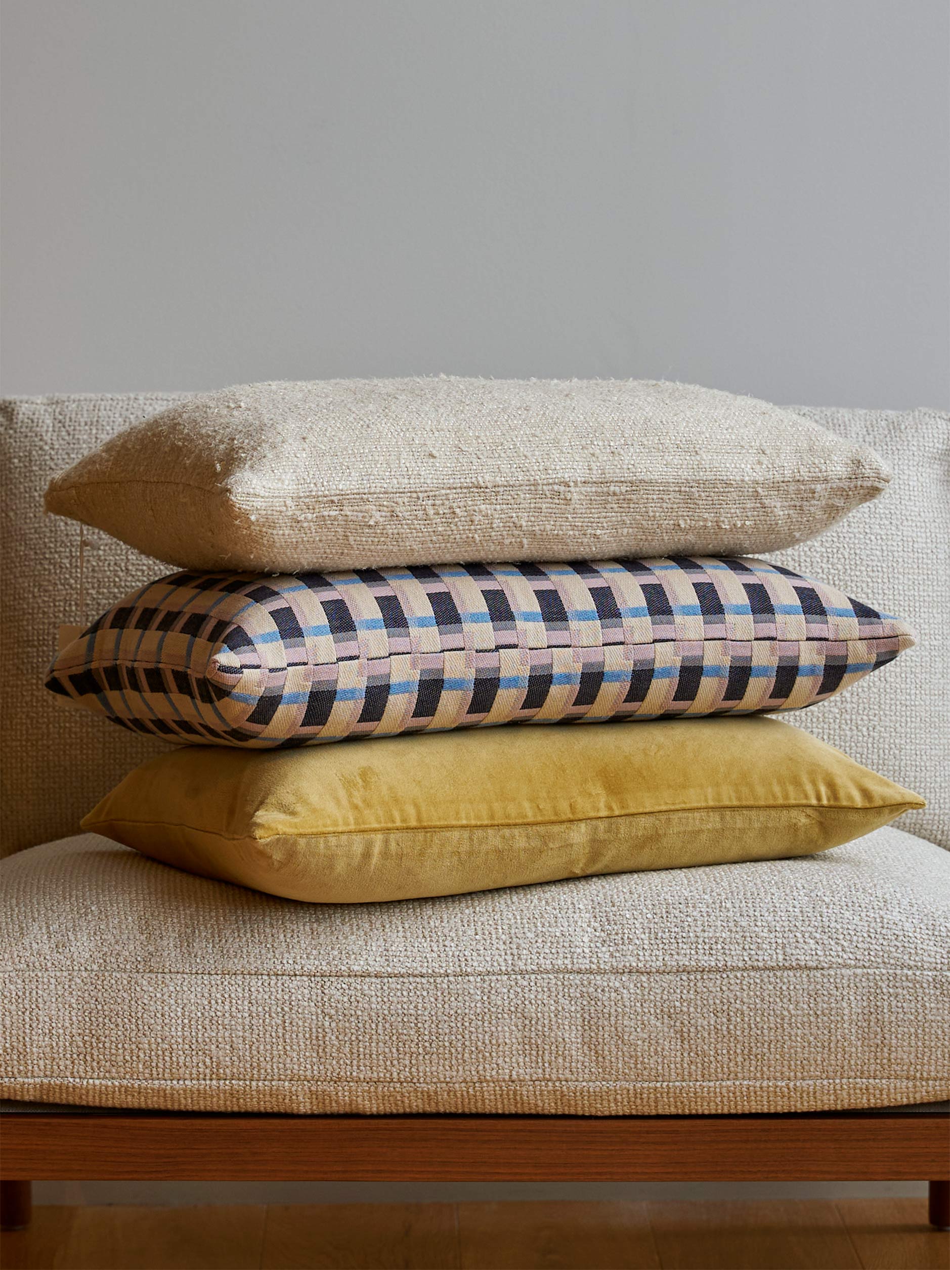 Civic Cushion Cover Cornflower/Multi / 60x40cm