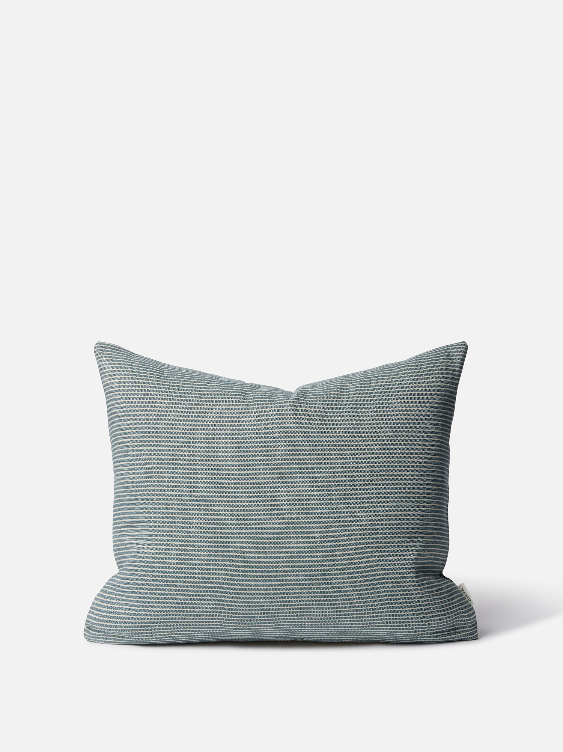 Reversible Pinstripe Cushion Cover Cod/Coconut / 50x40cm