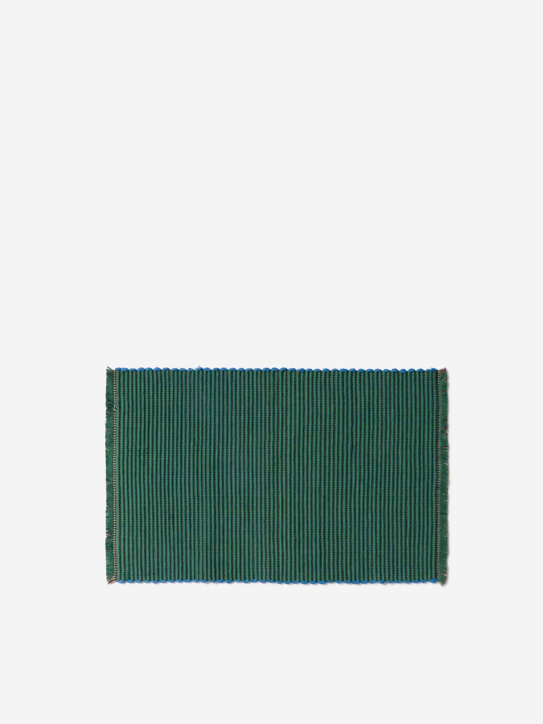 Albers Striped Placemat Mint/Merlot / One Size