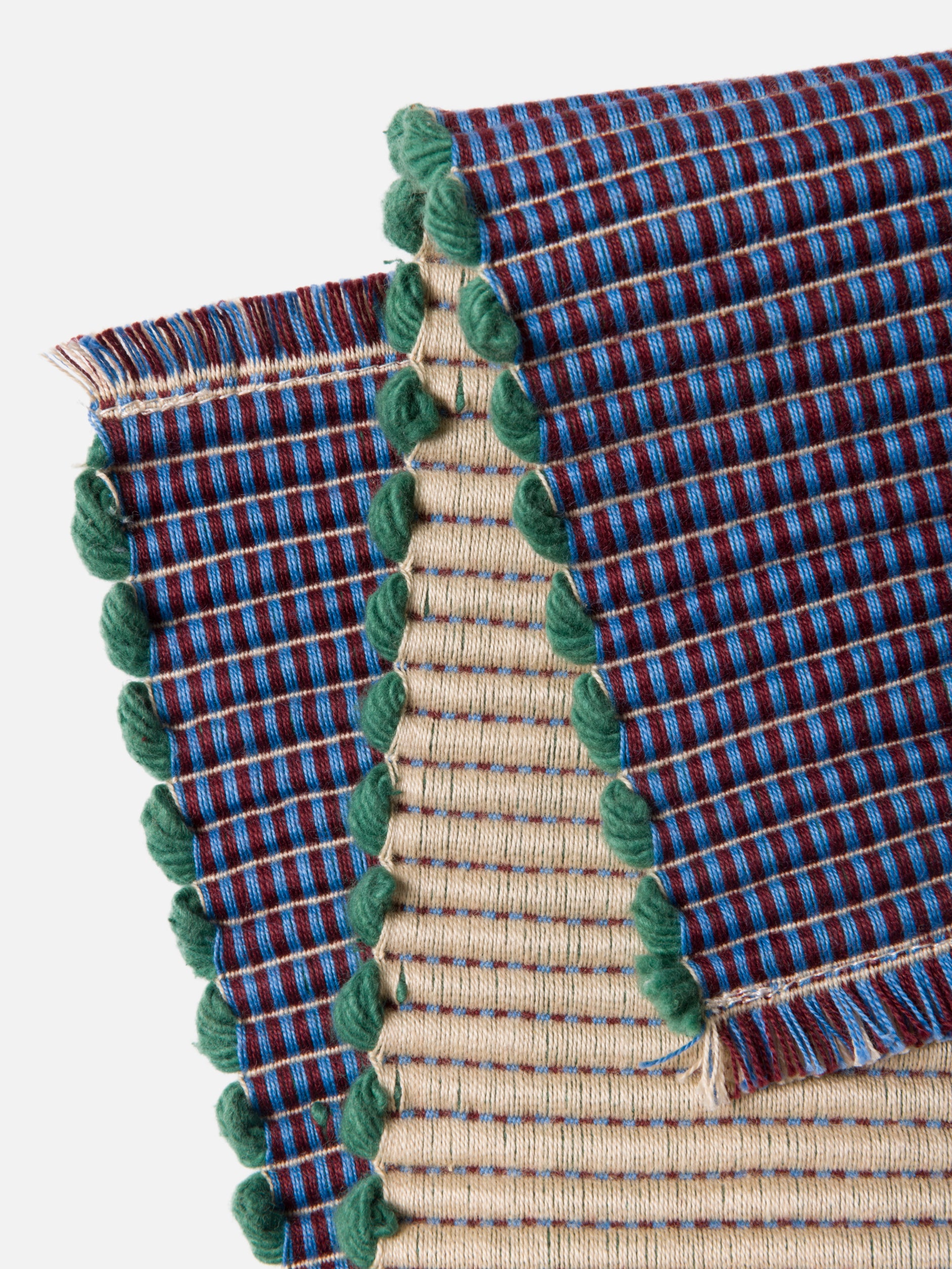 Albers Striped Placemat Wheat/Cornflower / One Size